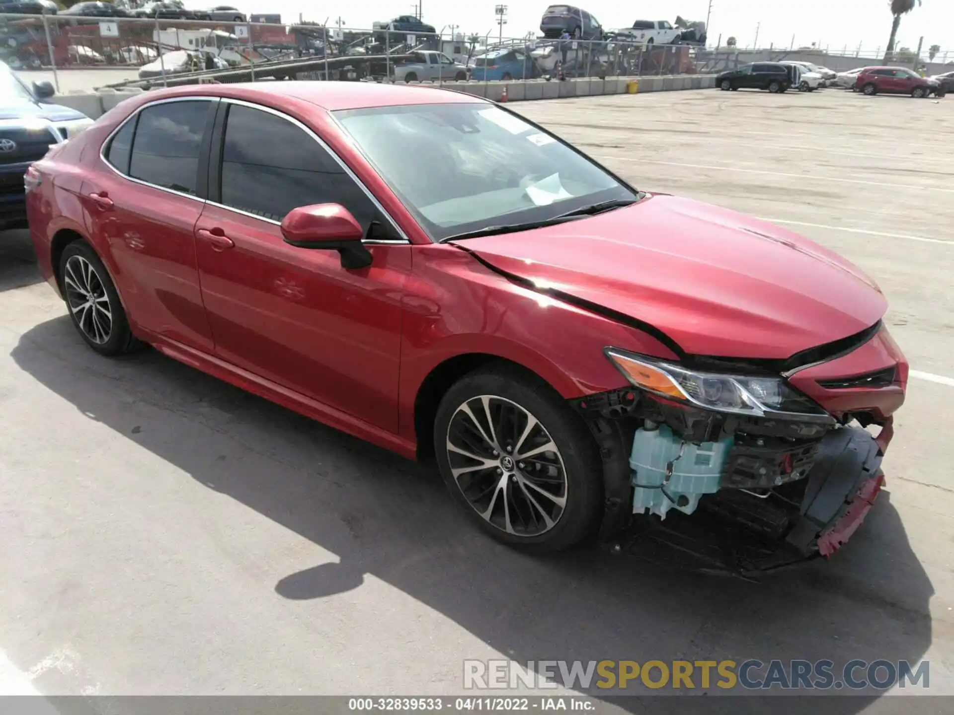 1 Photograph of a damaged car 4T1B11HK4KU172444 TOYOTA CAMRY 2019