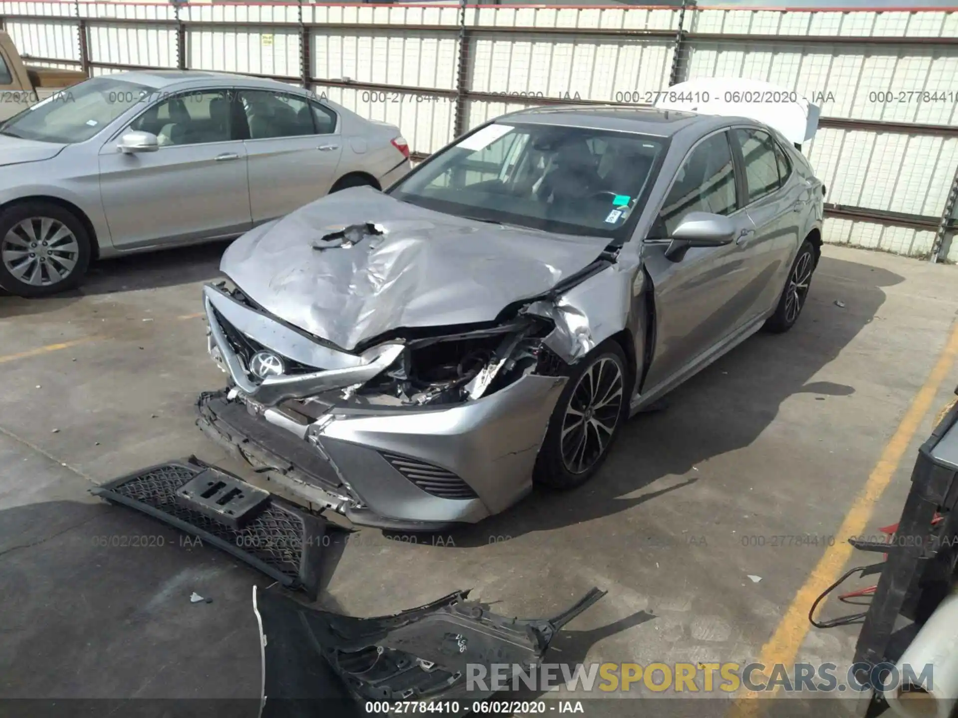 2 Photograph of a damaged car 4T1B11HK4KU173030 TOYOTA CAMRY 2019