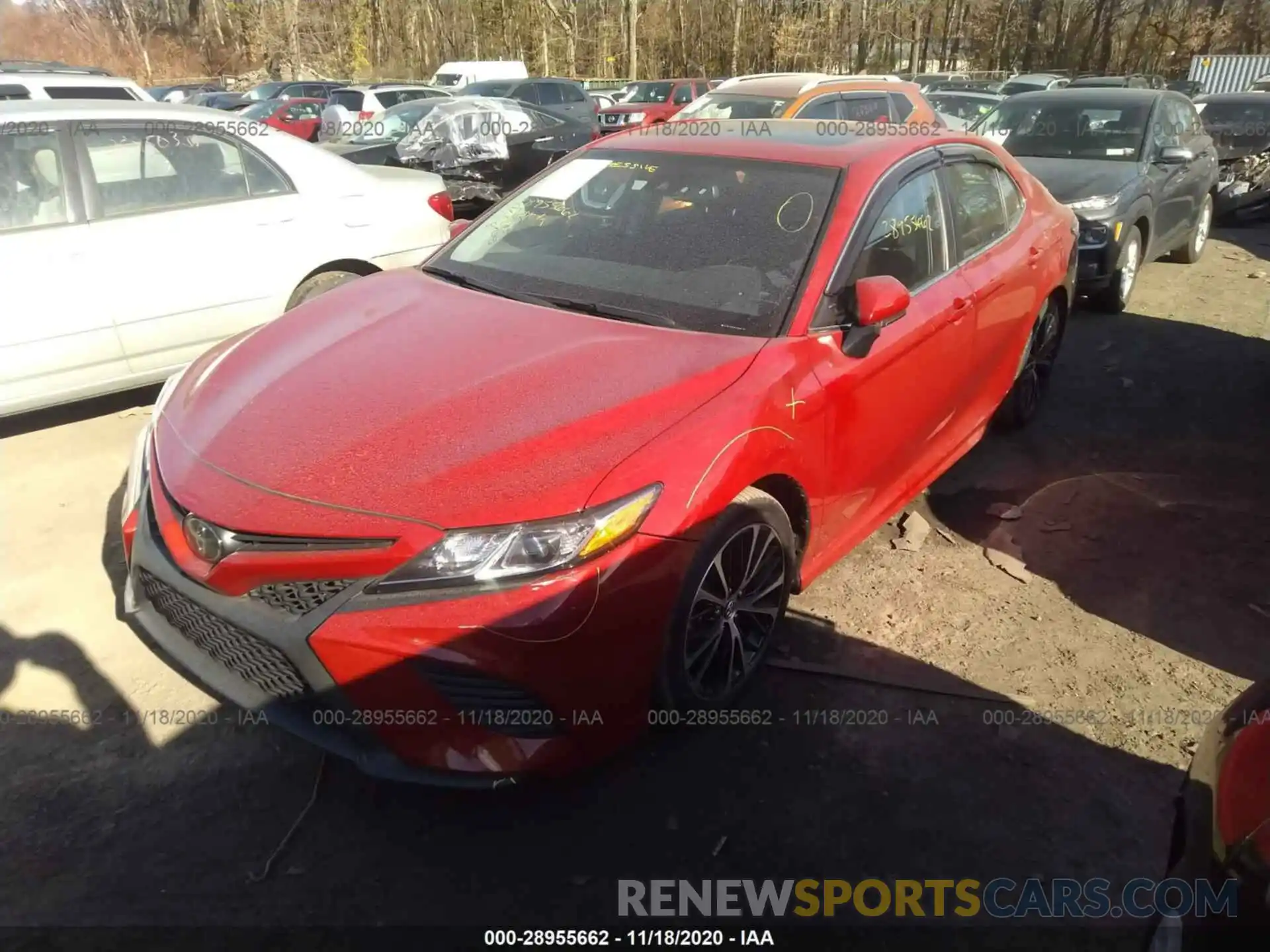 2 Photograph of a damaged car 4T1B11HK4KU173982 TOYOTA CAMRY 2019