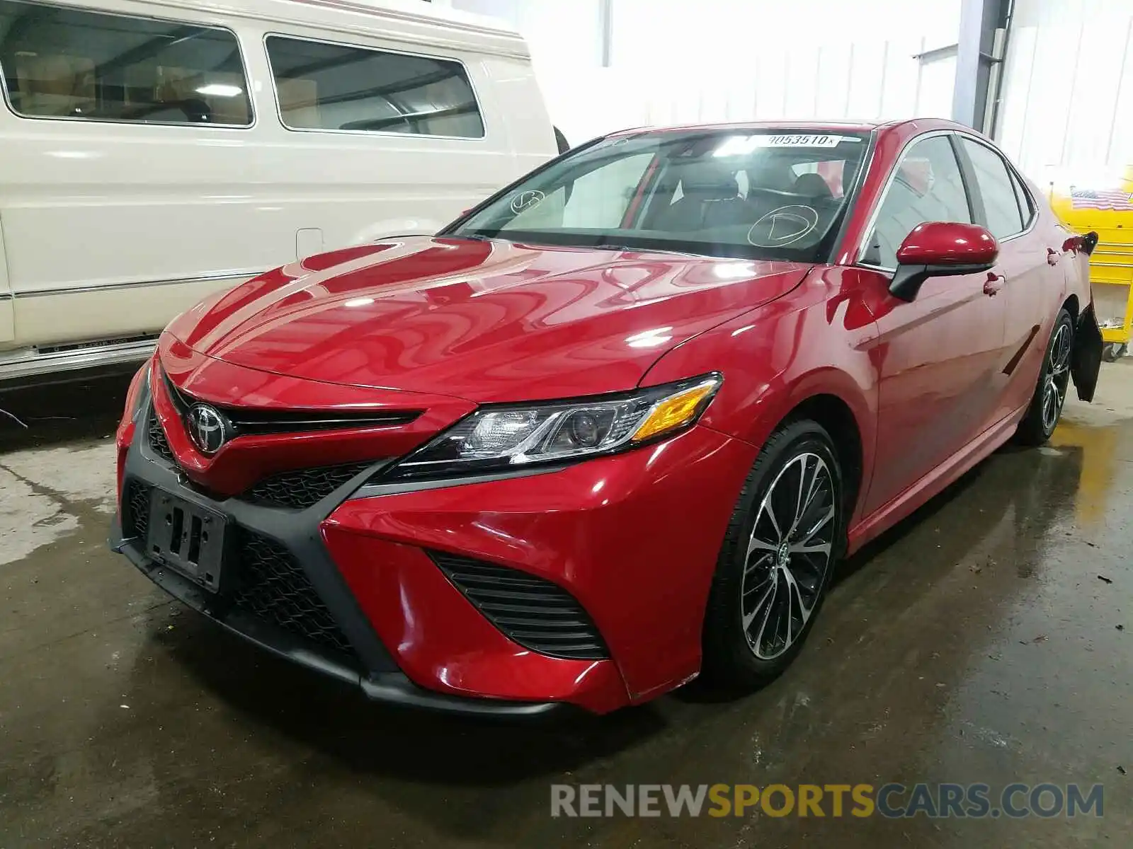 2 Photograph of a damaged car 4T1B11HK4KU174341 TOYOTA CAMRY 2019