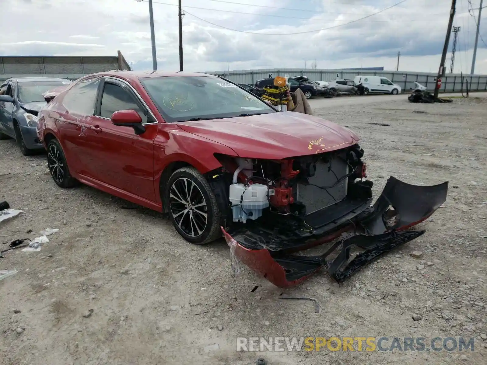 1 Photograph of a damaged car 4T1B11HK4KU174551 TOYOTA CAMRY 2019