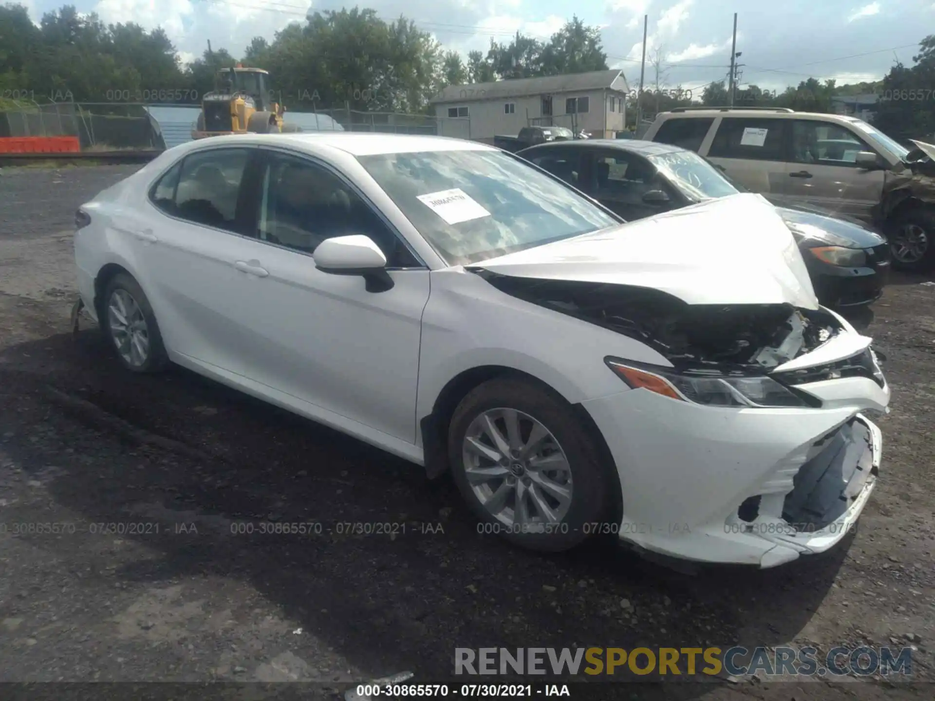 1 Photograph of a damaged car 4T1B11HK4KU176204 TOYOTA CAMRY 2019