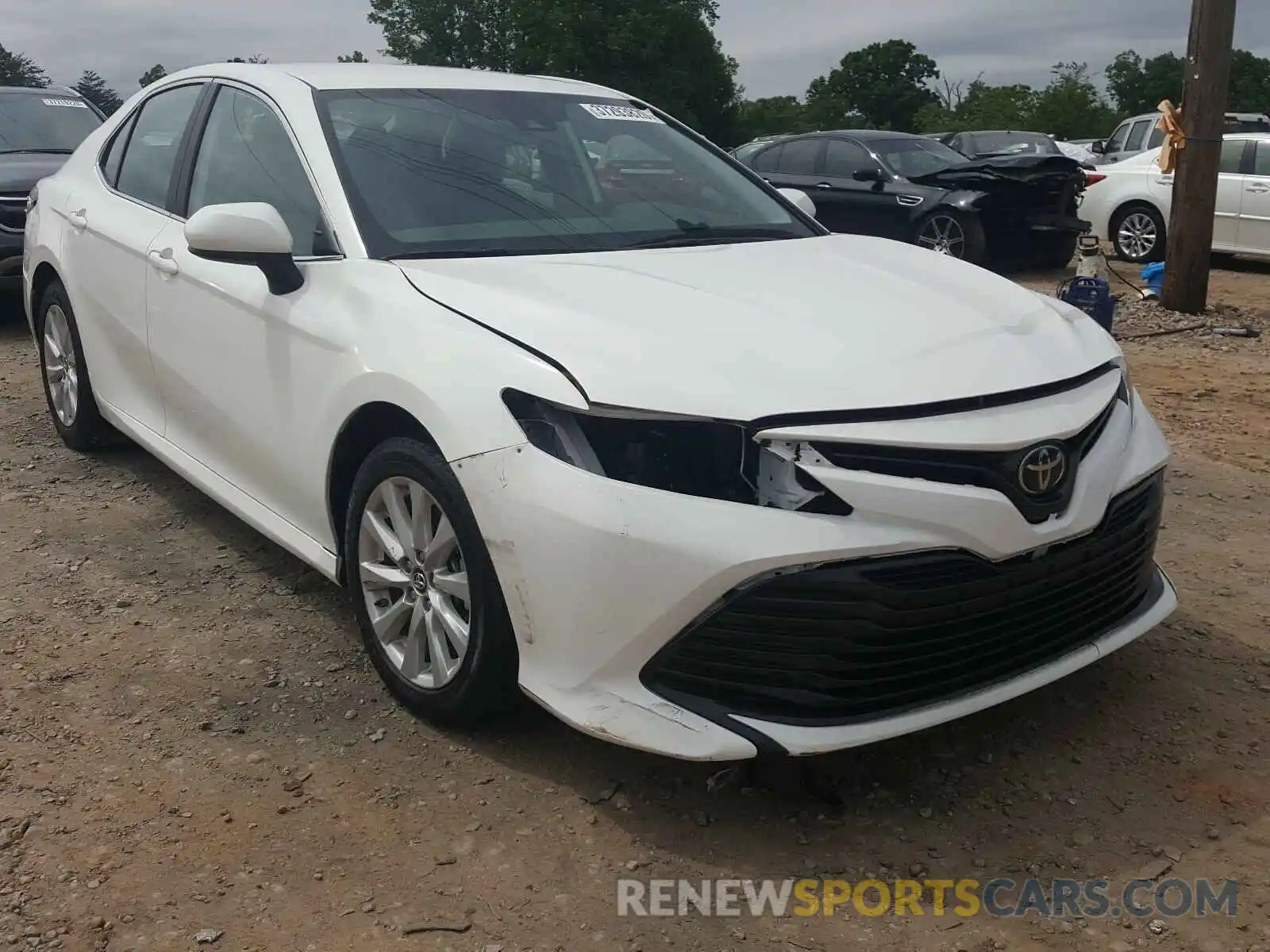 1 Photograph of a damaged car 4T1B11HK4KU176767 TOYOTA CAMRY 2019