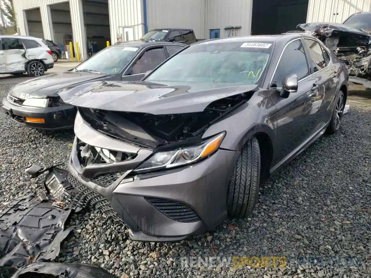 2 Photograph of a damaged car 4T1B11HK4KU177711 TOYOTA CAMRY 2019