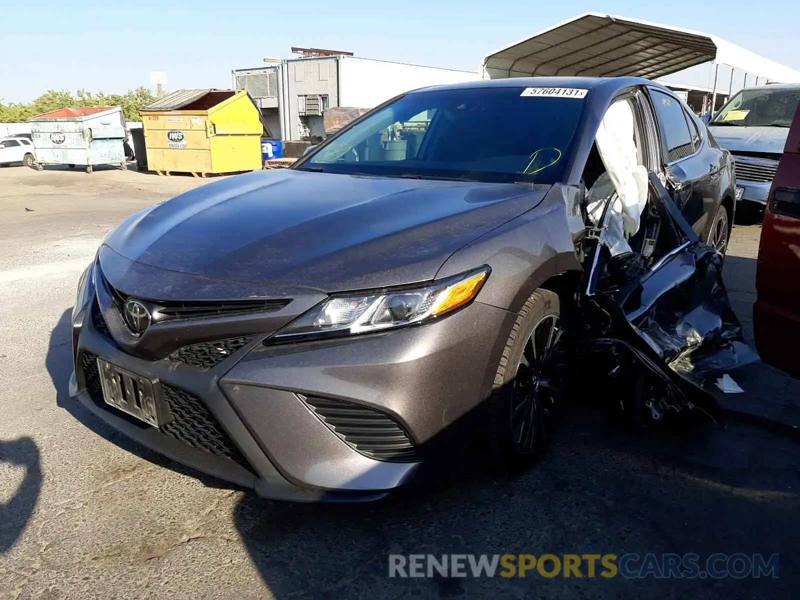 2 Photograph of a damaged car 4T1B11HK4KU177983 TOYOTA CAMRY 2019