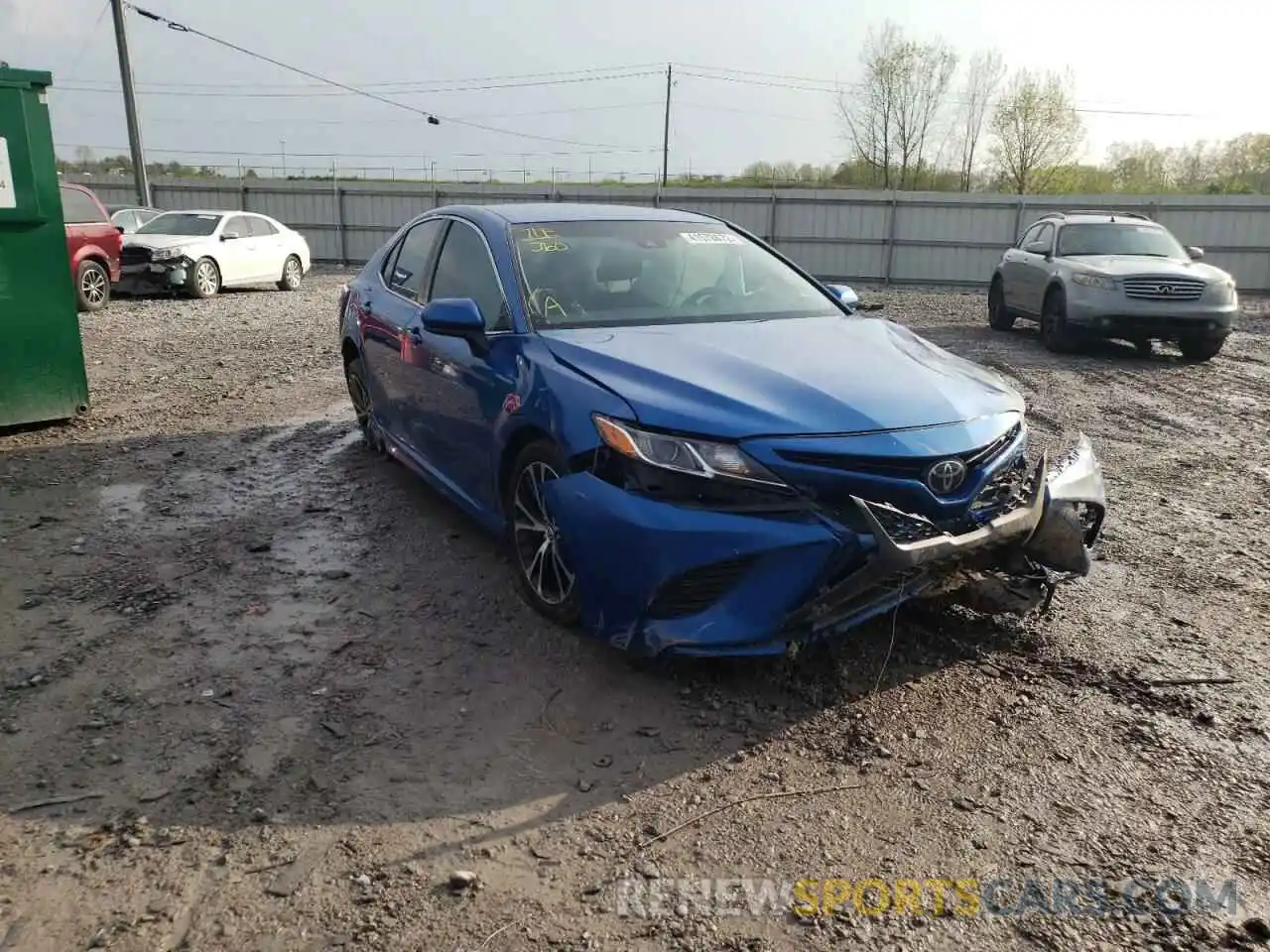 1 Photograph of a damaged car 4T1B11HK4KU178499 TOYOTA CAMRY 2019