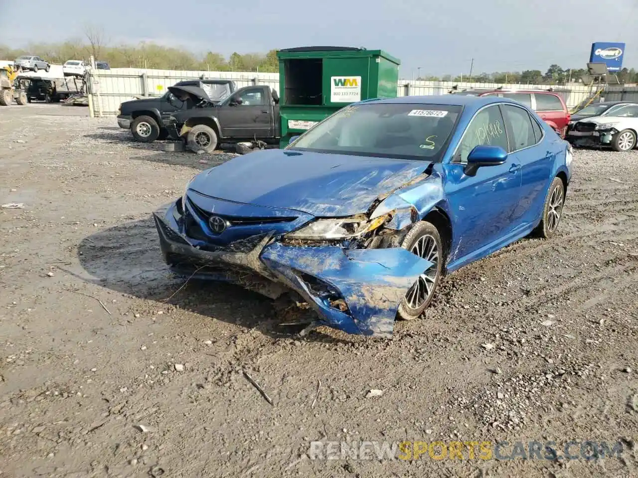 2 Photograph of a damaged car 4T1B11HK4KU178499 TOYOTA CAMRY 2019