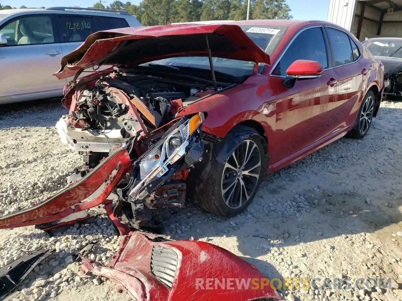 2 Photograph of a damaged car 4T1B11HK4KU179684 TOYOTA CAMRY 2019