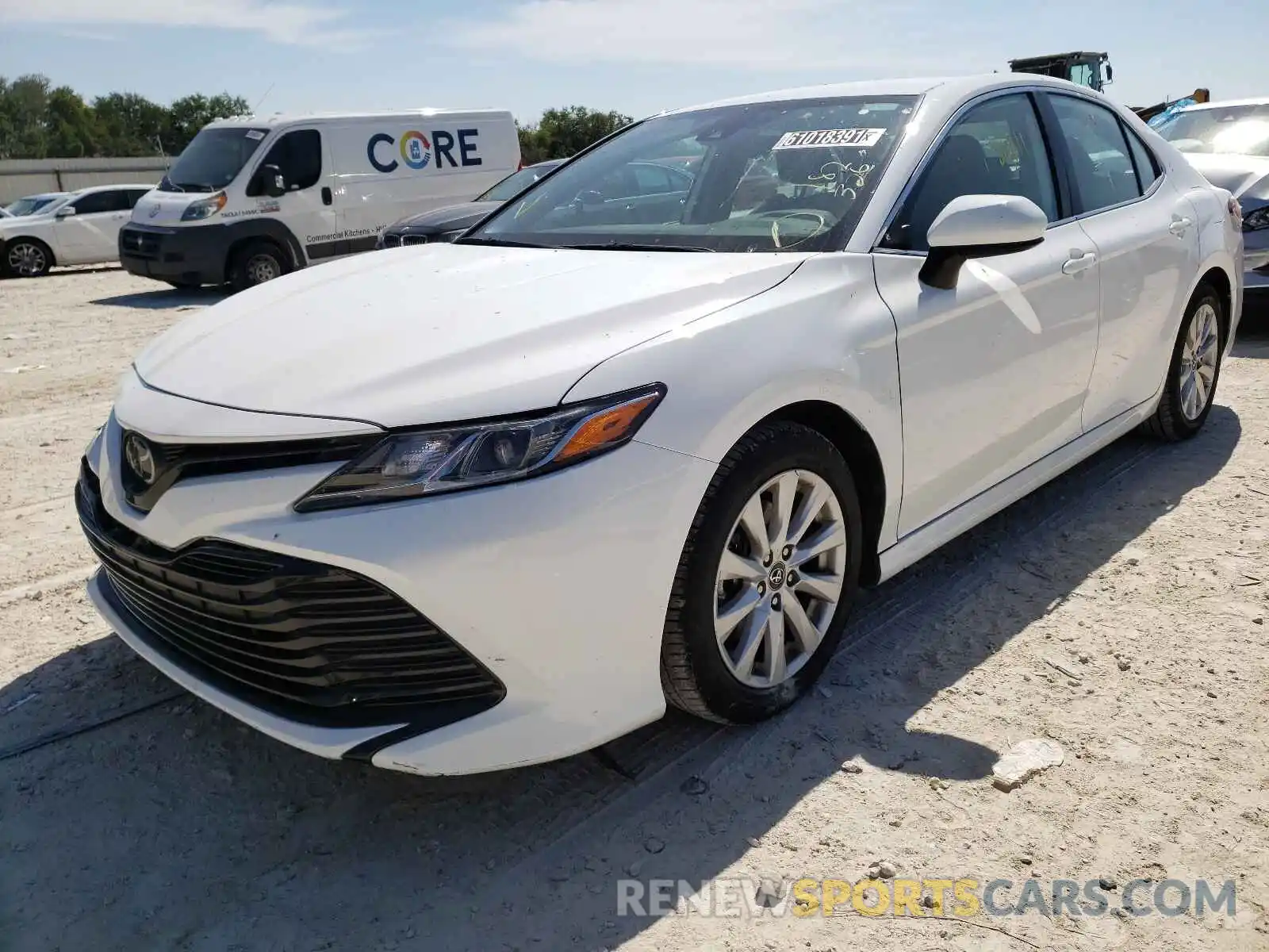 2 Photograph of a damaged car 4T1B11HK4KU182326 TOYOTA CAMRY 2019