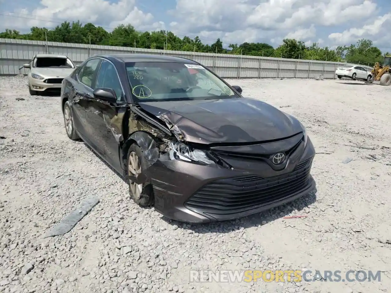 1 Photograph of a damaged car 4T1B11HK4KU183024 TOYOTA CAMRY 2019