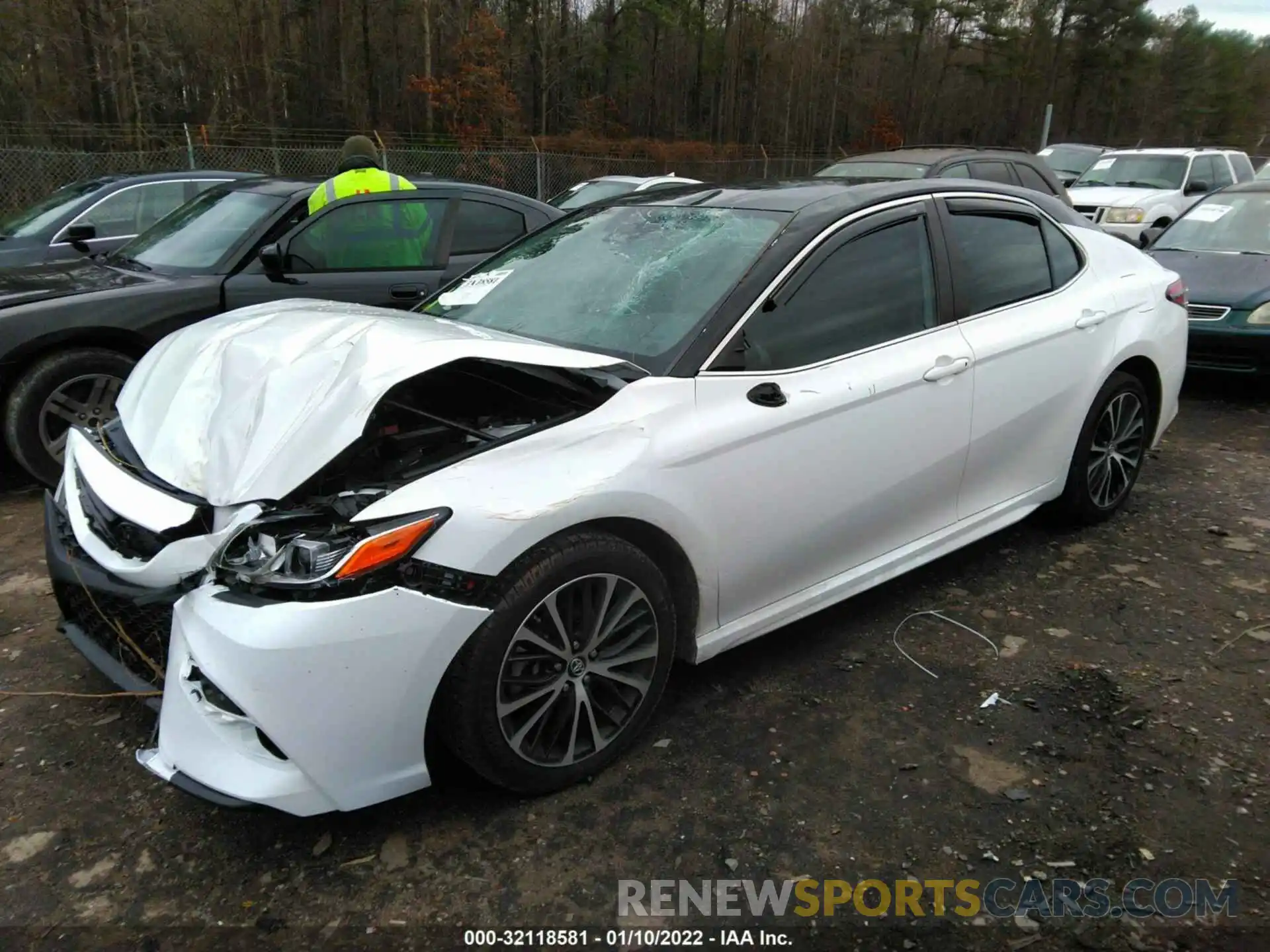 2 Photograph of a damaged car 4T1B11HK4KU183170 TOYOTA CAMRY 2019