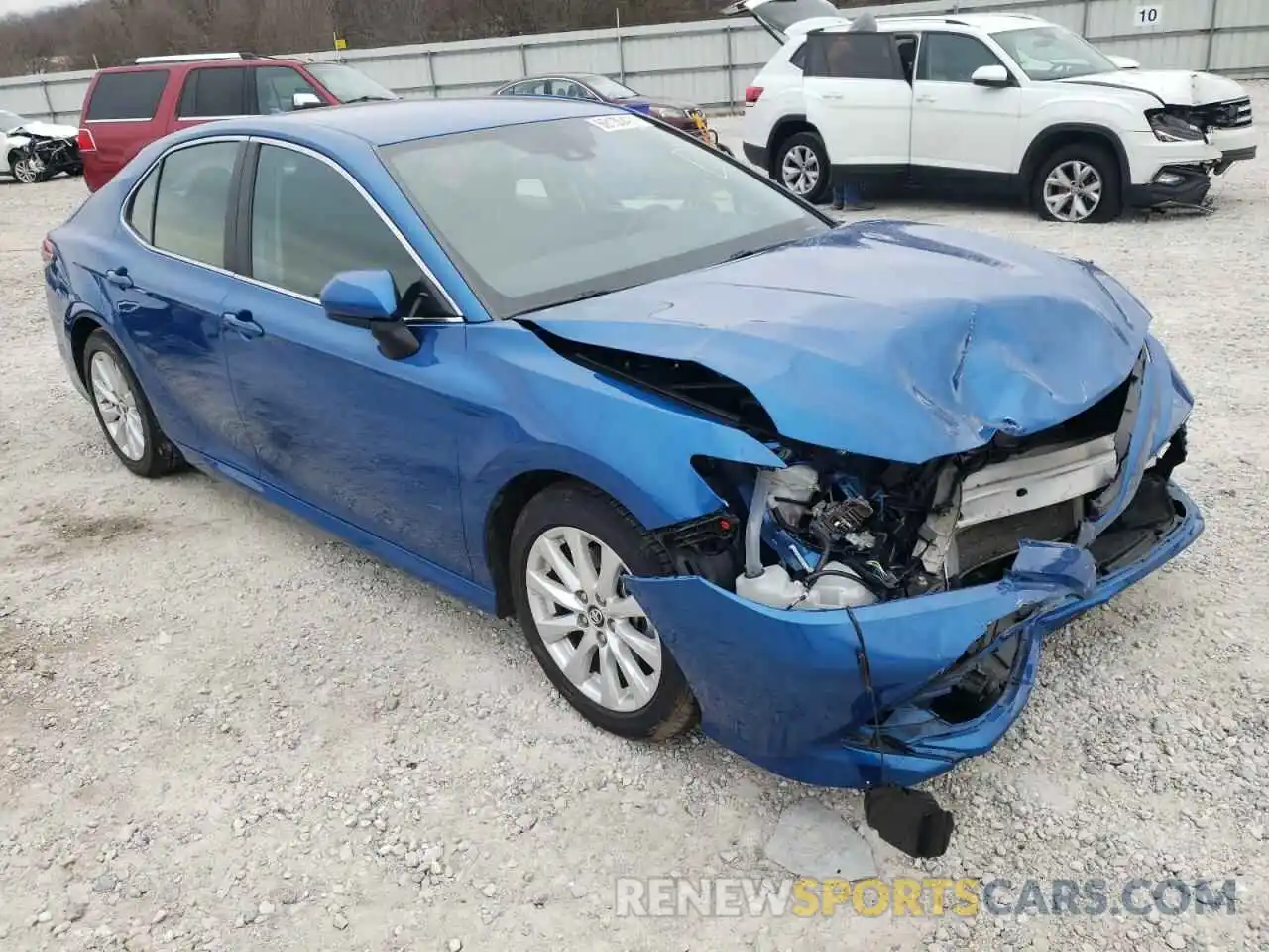 1 Photograph of a damaged car 4T1B11HK4KU185162 TOYOTA CAMRY 2019