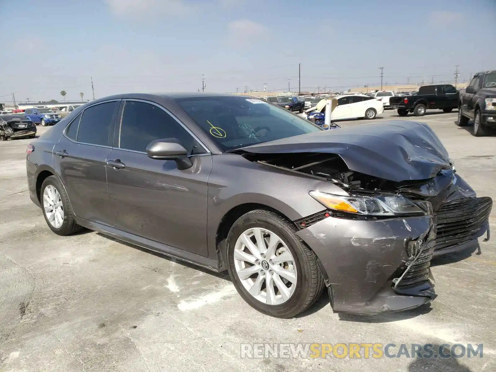 1 Photograph of a damaged car 4T1B11HK4KU186747 TOYOTA CAMRY 2019