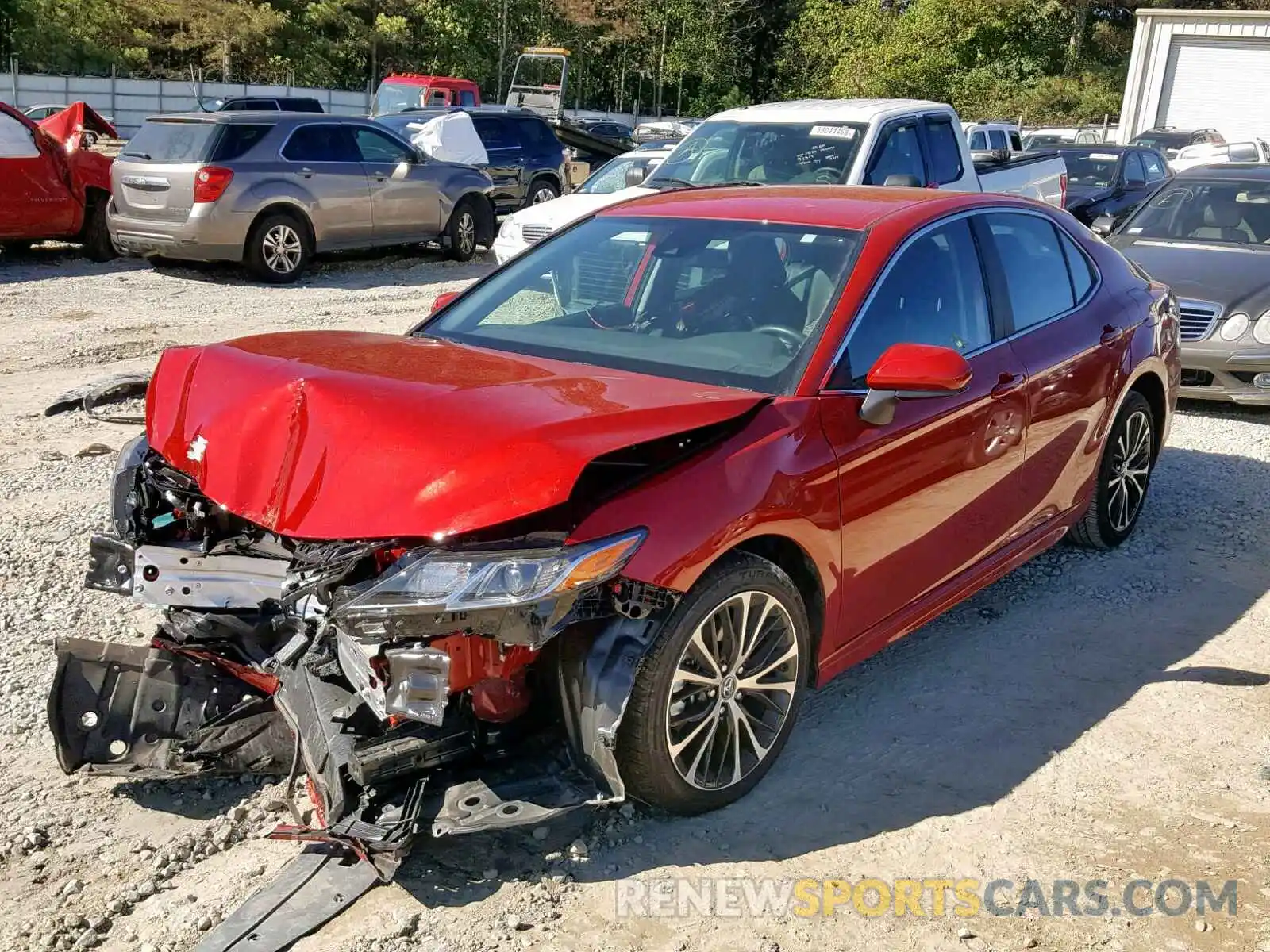 2 Photograph of a damaged car 4T1B11HK4KU189907 TOYOTA CAMRY 2019