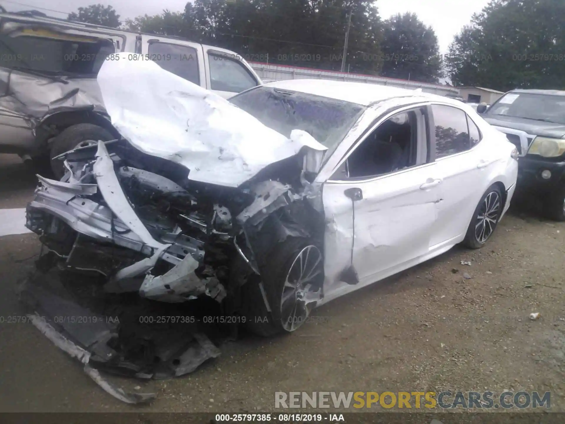 2 Photograph of a damaged car 4T1B11HK4KU191821 TOYOTA CAMRY 2019