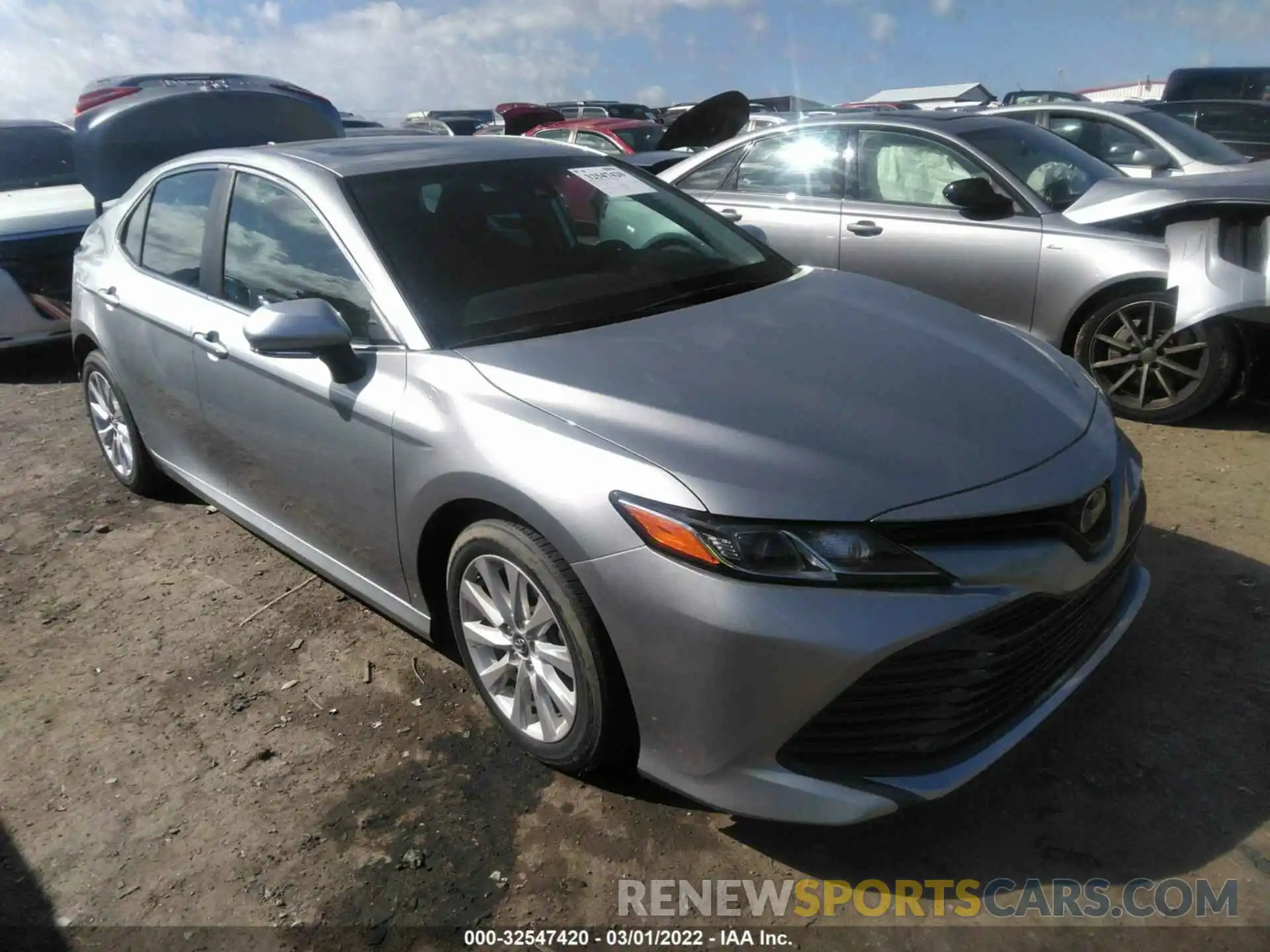 1 Photograph of a damaged car 4T1B11HK4KU191852 TOYOTA CAMRY 2019