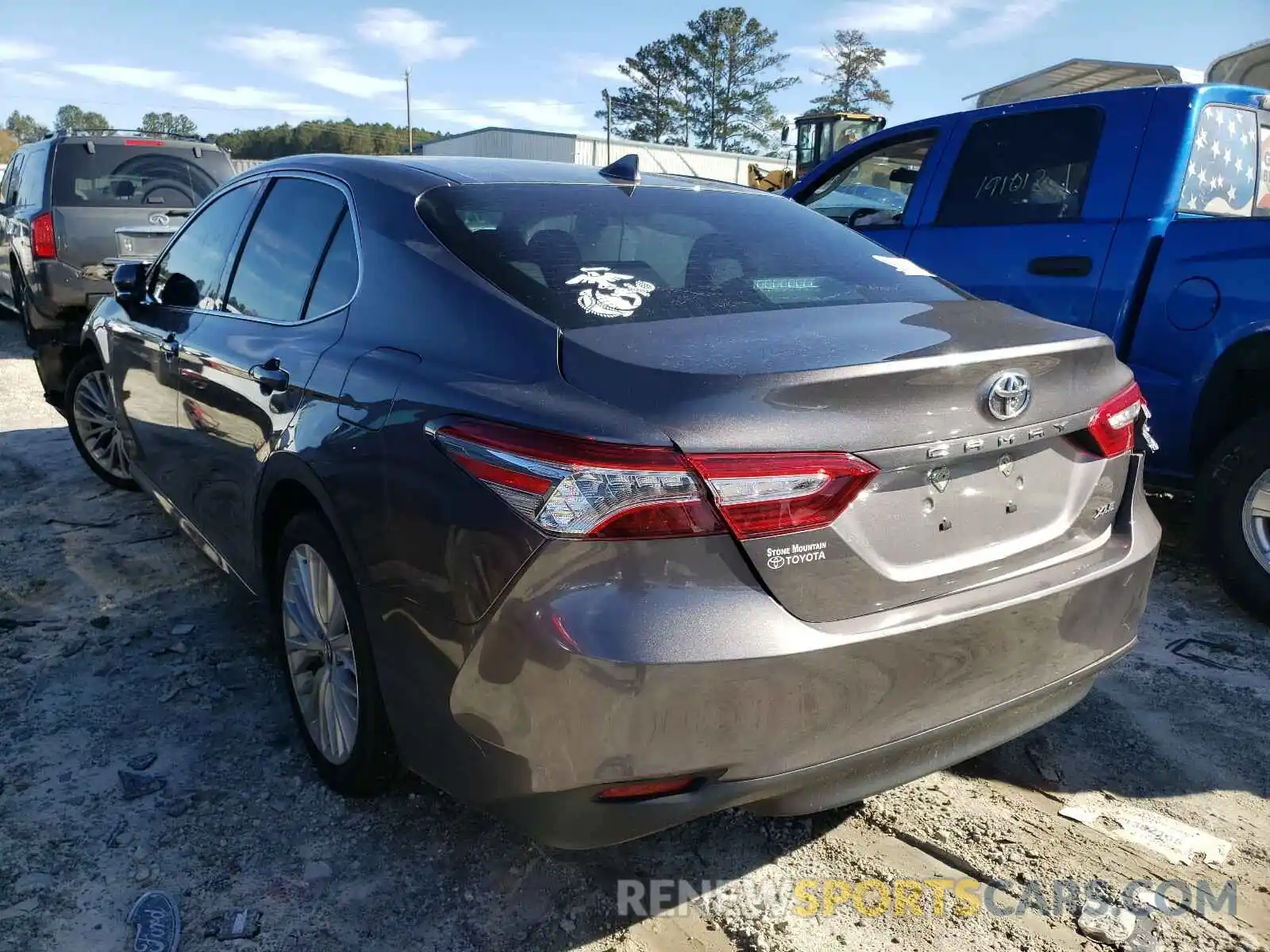 3 Photograph of a damaged car 4T1B11HK4KU191883 TOYOTA CAMRY 2019