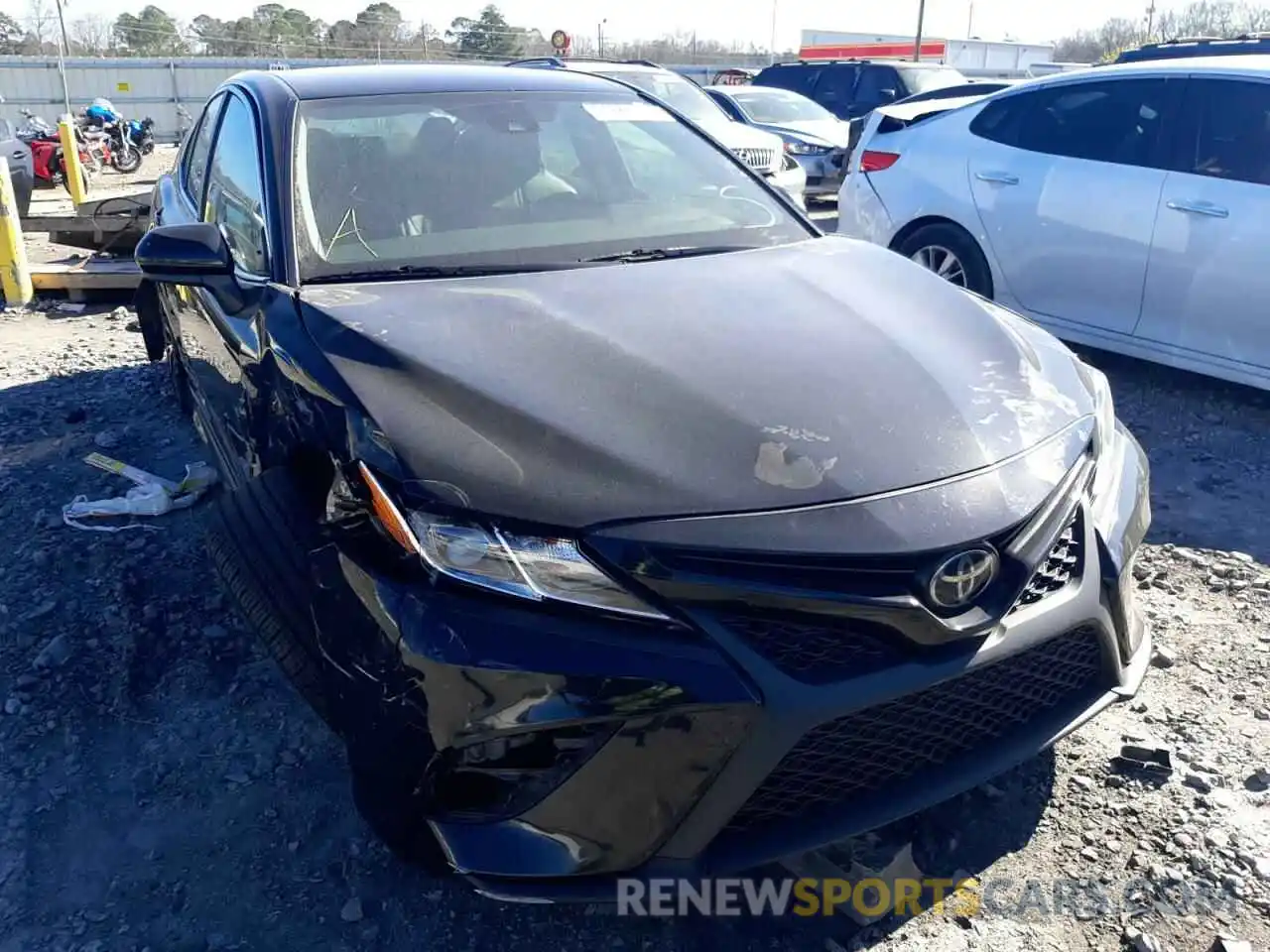 1 Photograph of a damaged car 4T1B11HK4KU191964 TOYOTA CAMRY 2019