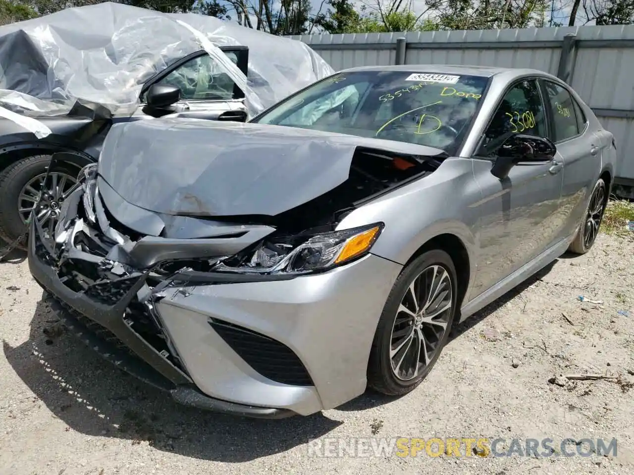 2 Photograph of a damaged car 4T1B11HK4KU192337 TOYOTA CAMRY 2019