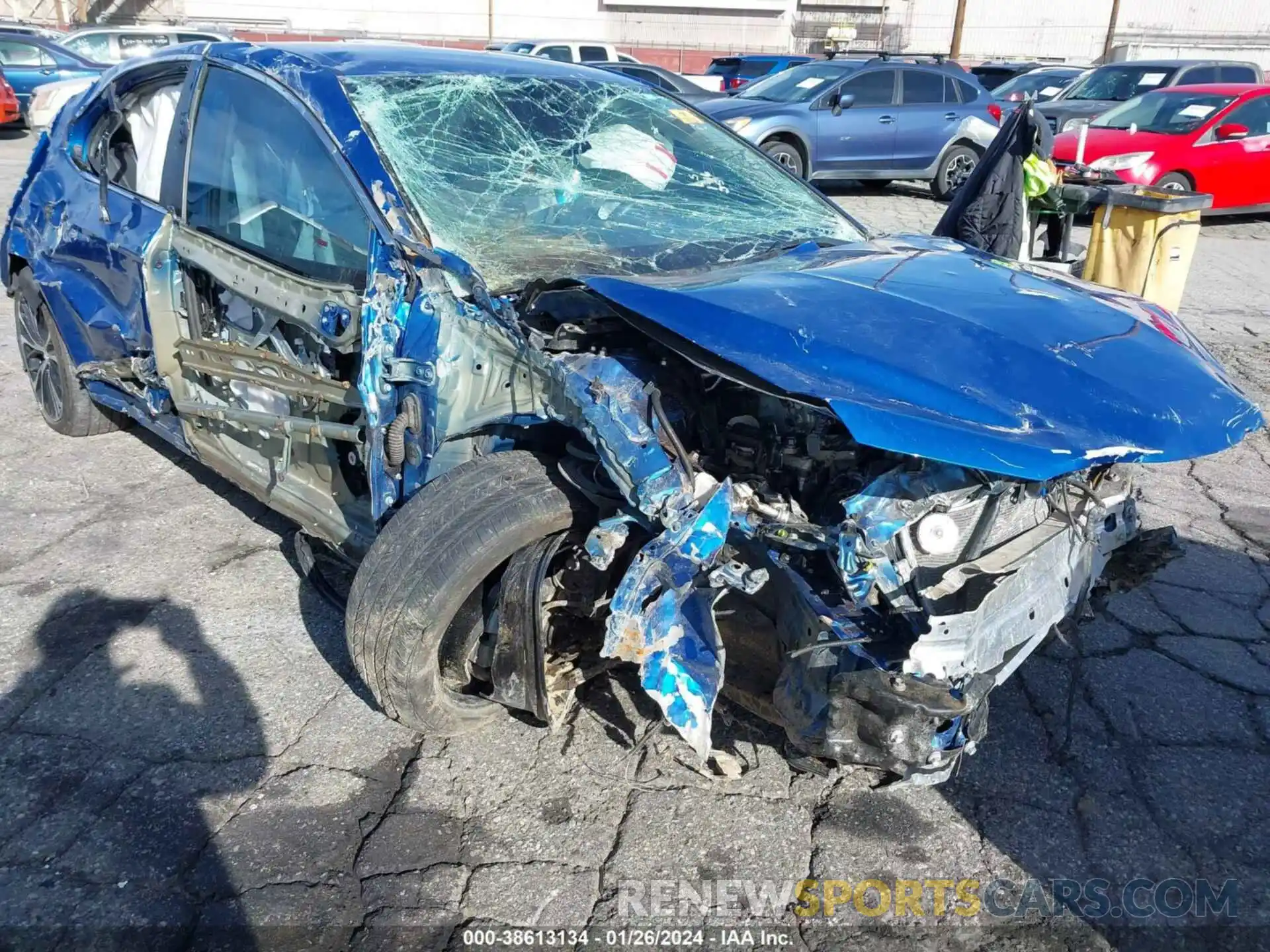 1 Photograph of a damaged car 4T1B11HK4KU192936 TOYOTA CAMRY 2019