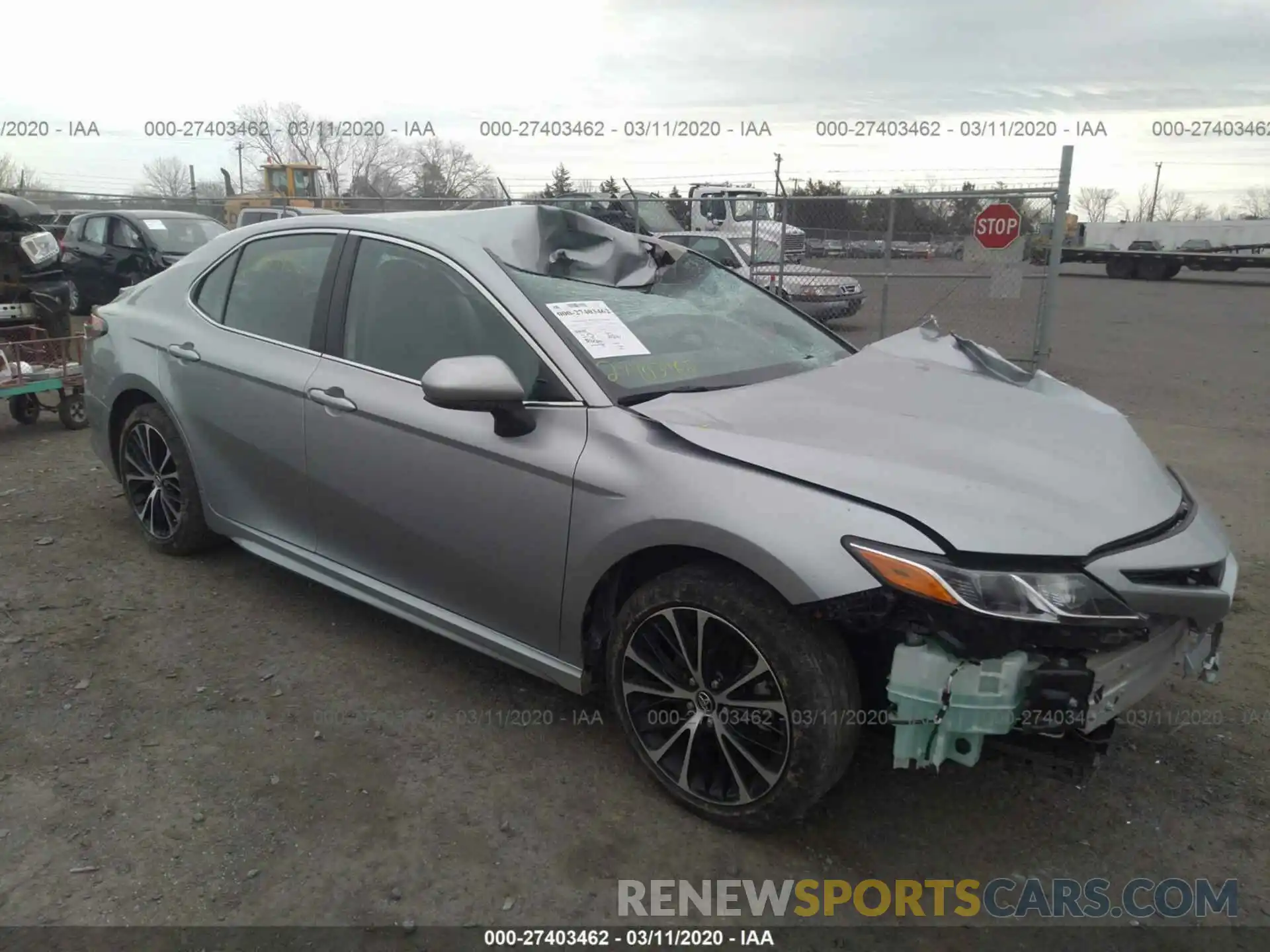 1 Photograph of a damaged car 4T1B11HK4KU193830 TOYOTA CAMRY 2019