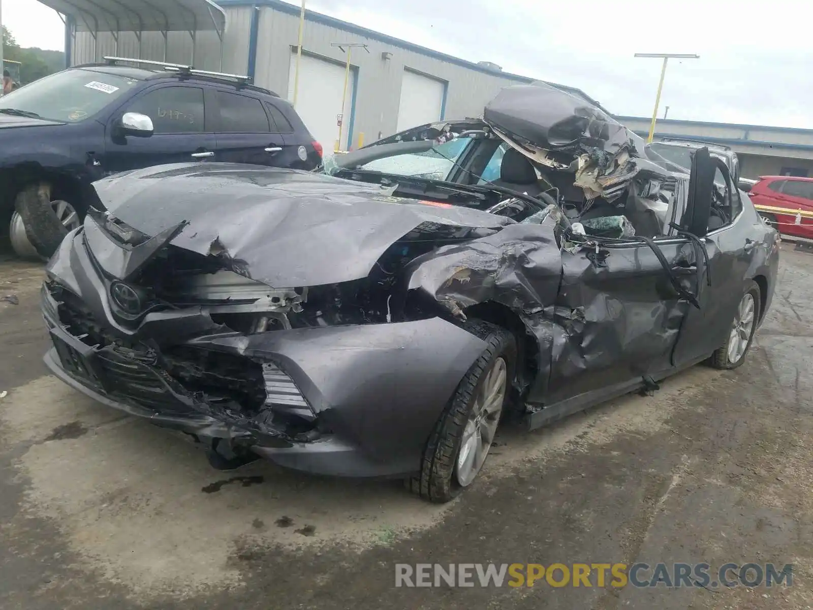 2 Photograph of a damaged car 4T1B11HK4KU195898 TOYOTA CAMRY 2019