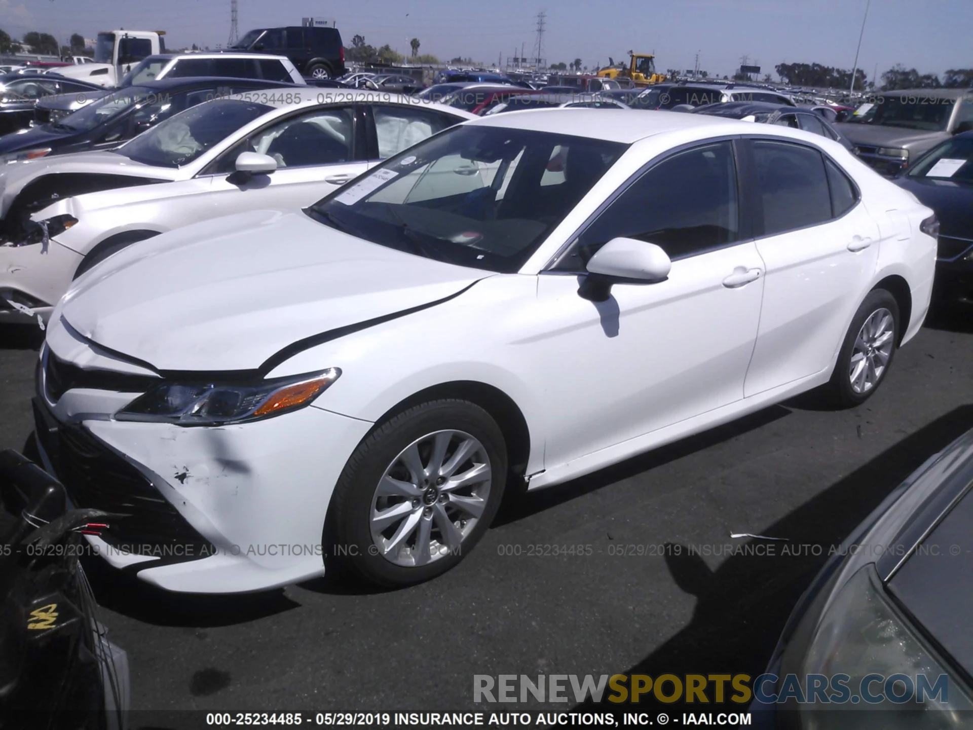 2 Photograph of a damaged car 4T1B11HK4KU196985 TOYOTA CAMRY 2019