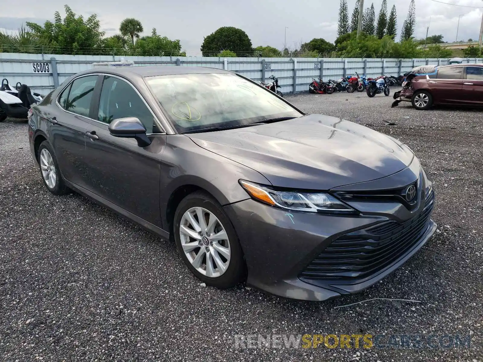 1 Photograph of a damaged car 4T1B11HK4KU197795 TOYOTA CAMRY 2019