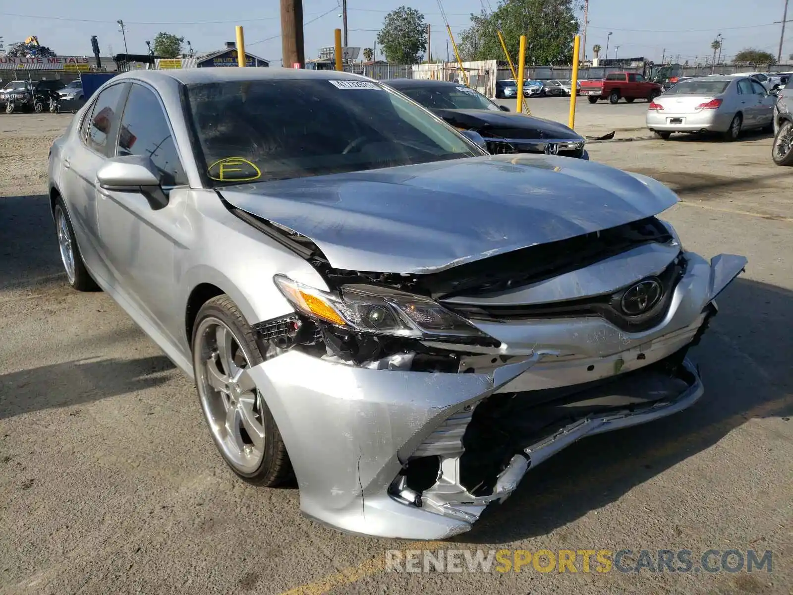 1 Photograph of a damaged car 4T1B11HK4KU199319 TOYOTA CAMRY 2019