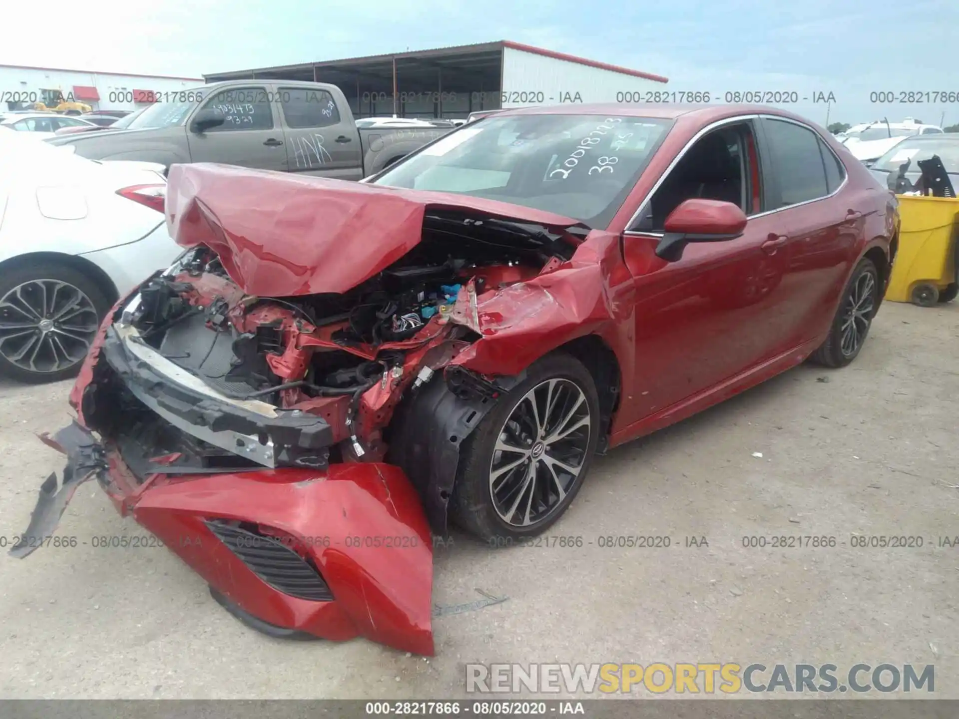 2 Photograph of a damaged car 4T1B11HK4KU199403 TOYOTA CAMRY 2019