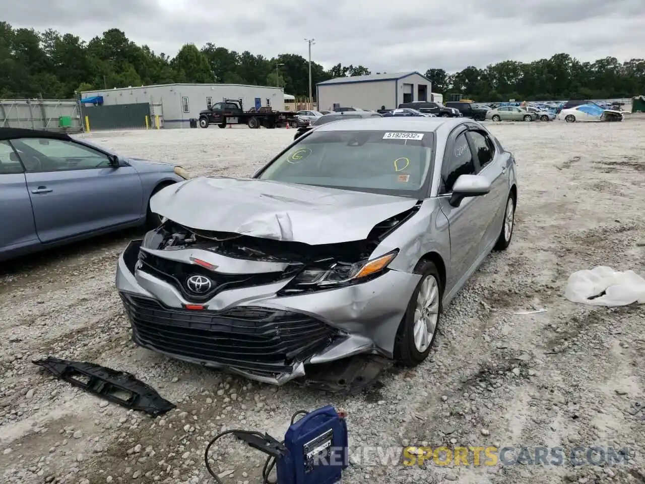 2 Photograph of a damaged car 4T1B11HK4KU201540 TOYOTA CAMRY 2019