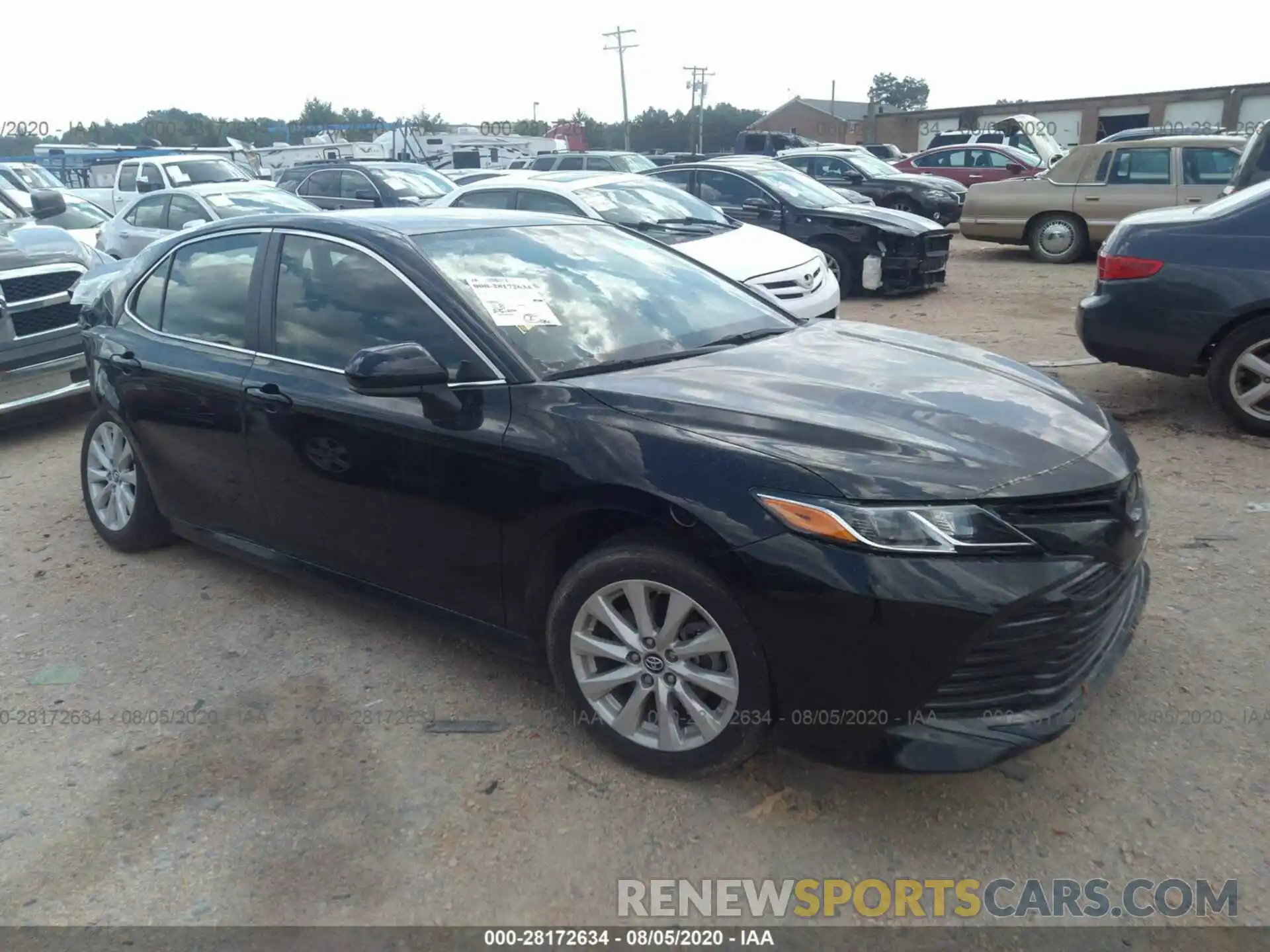 1 Photograph of a damaged car 4T1B11HK4KU205216 TOYOTA CAMRY 2019