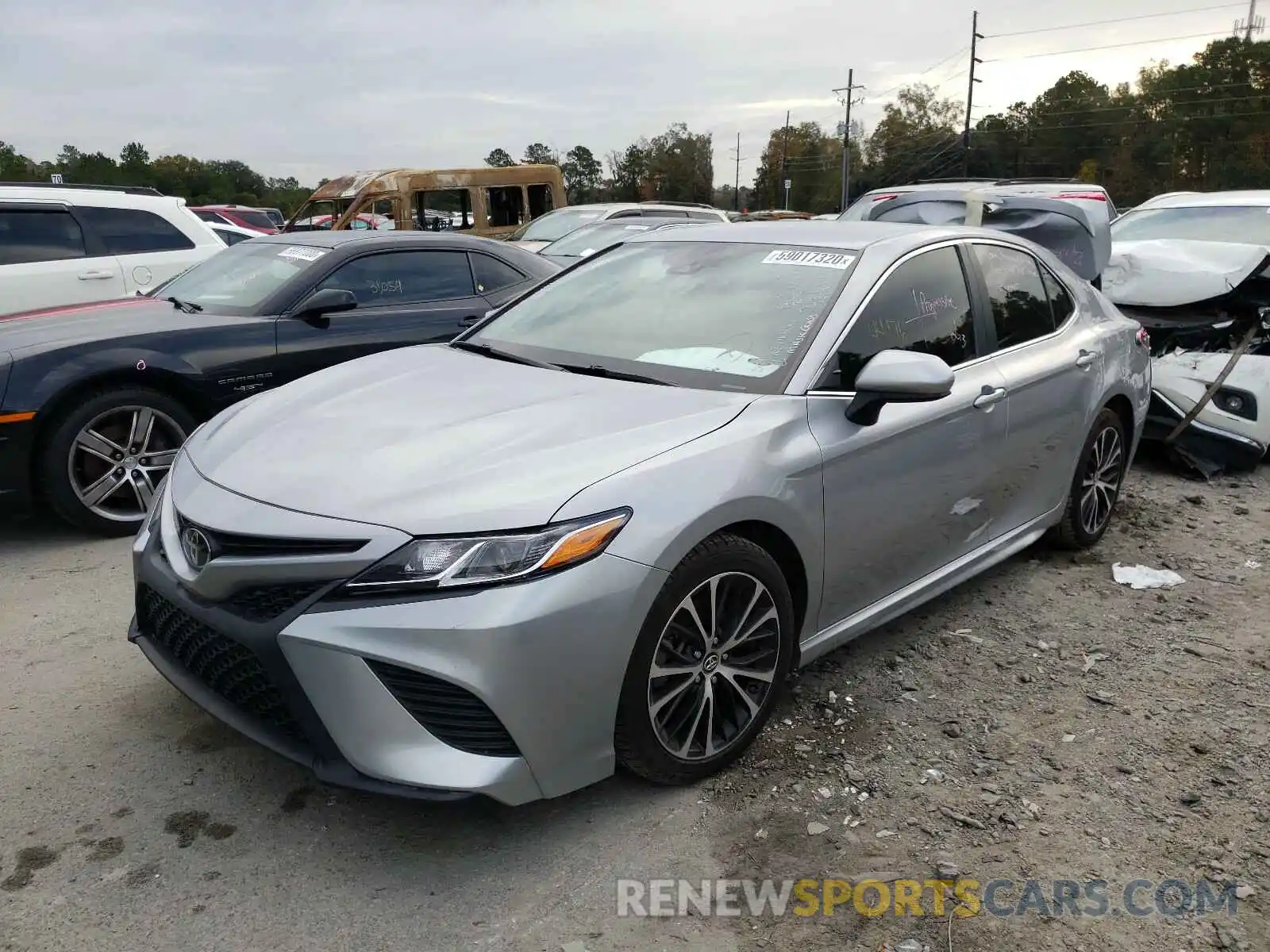 2 Photograph of a damaged car 4T1B11HK4KU205443 TOYOTA CAMRY 2019