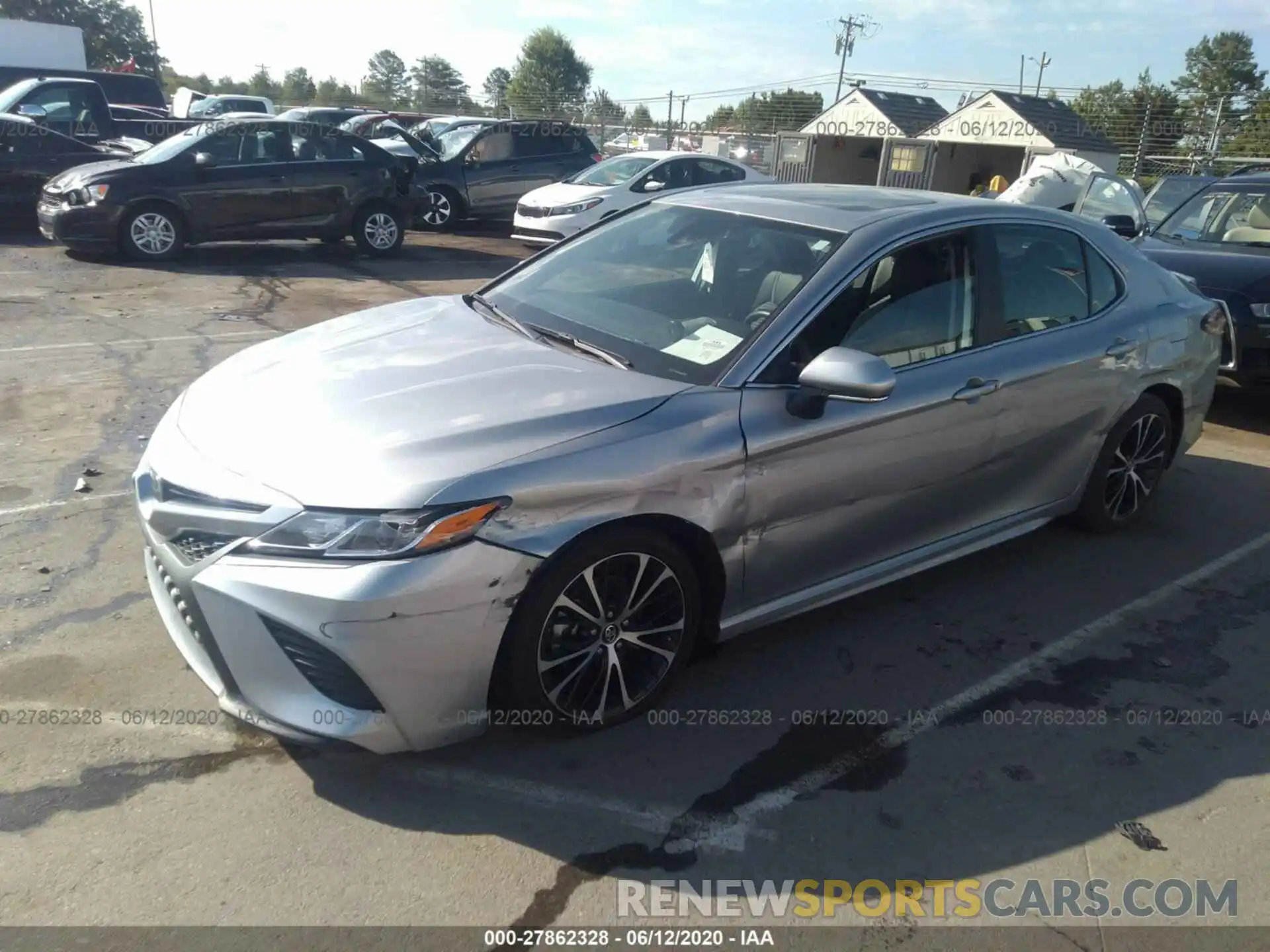 2 Photograph of a damaged car 4T1B11HK4KU205670 TOYOTA CAMRY 2019