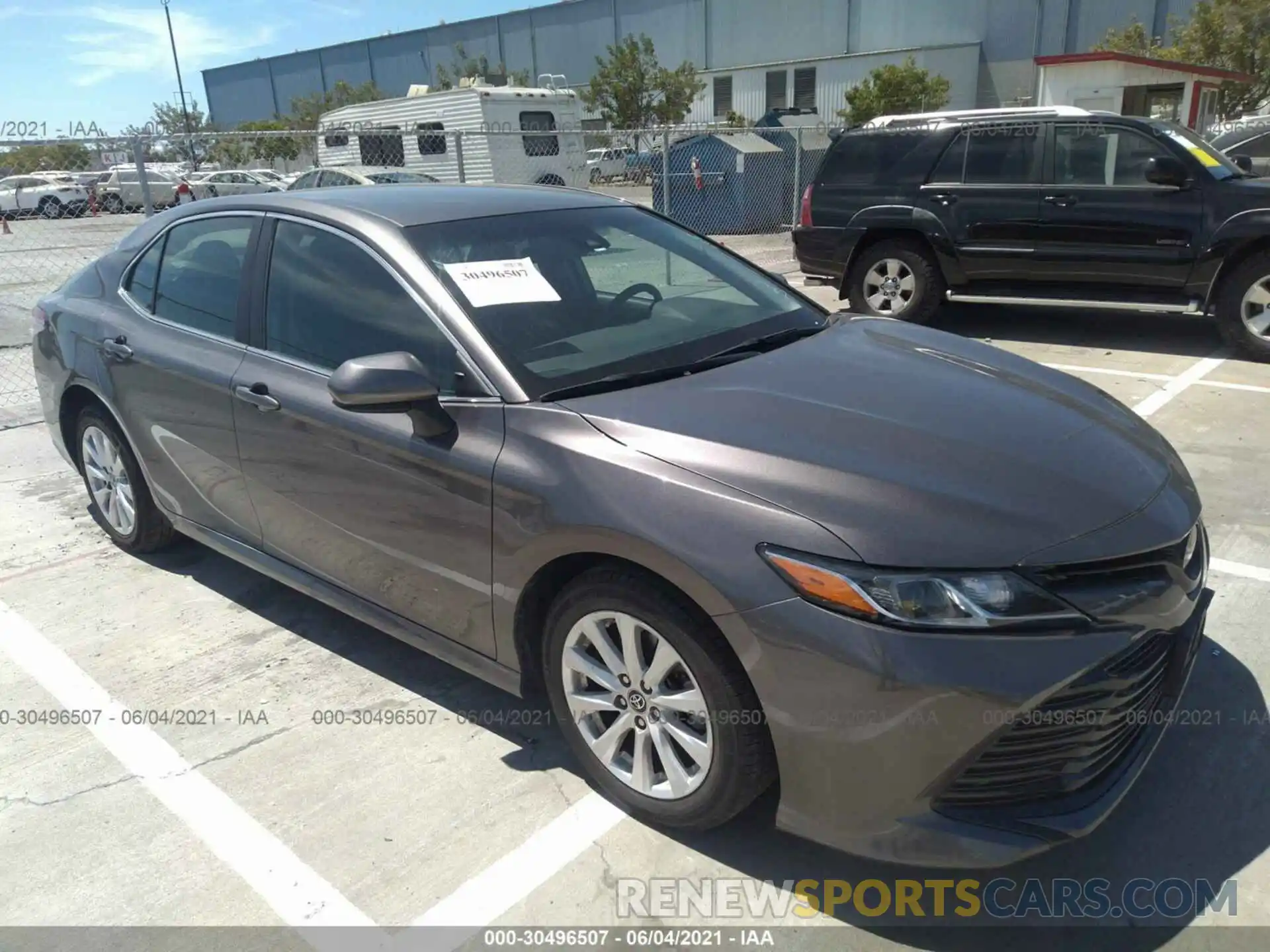 1 Photograph of a damaged car 4T1B11HK4KU206737 TOYOTA CAMRY 2019