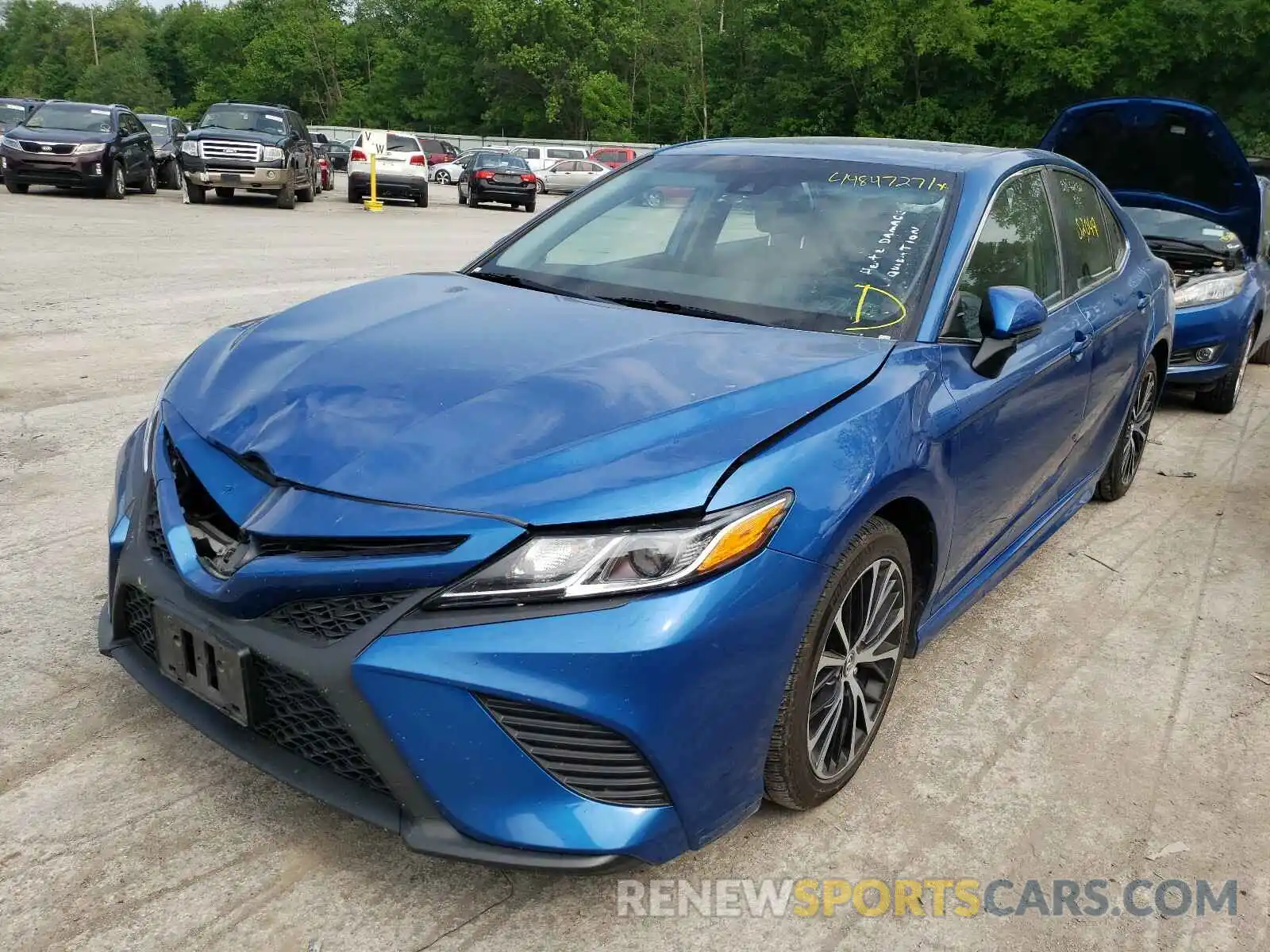 2 Photograph of a damaged car 4T1B11HK4KU206849 TOYOTA CAMRY 2019