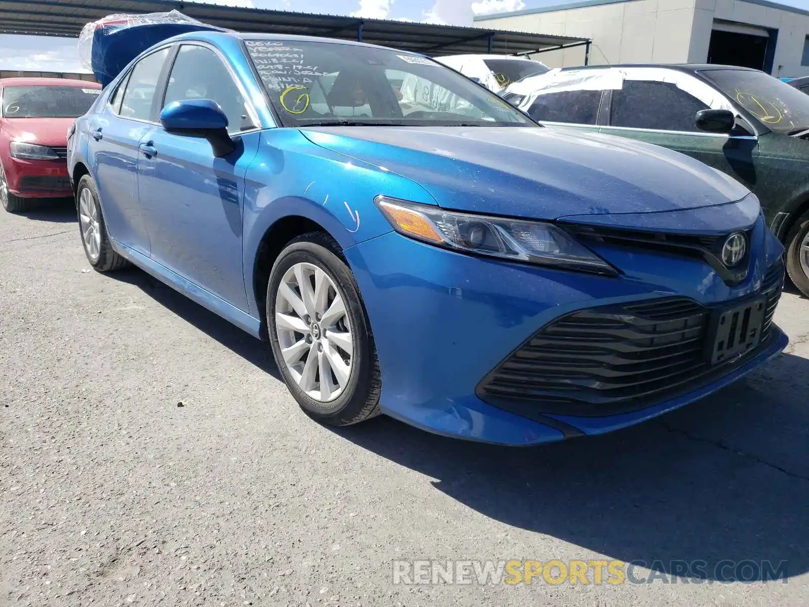 1 Photograph of a damaged car 4T1B11HK4KU207368 TOYOTA CAMRY 2019