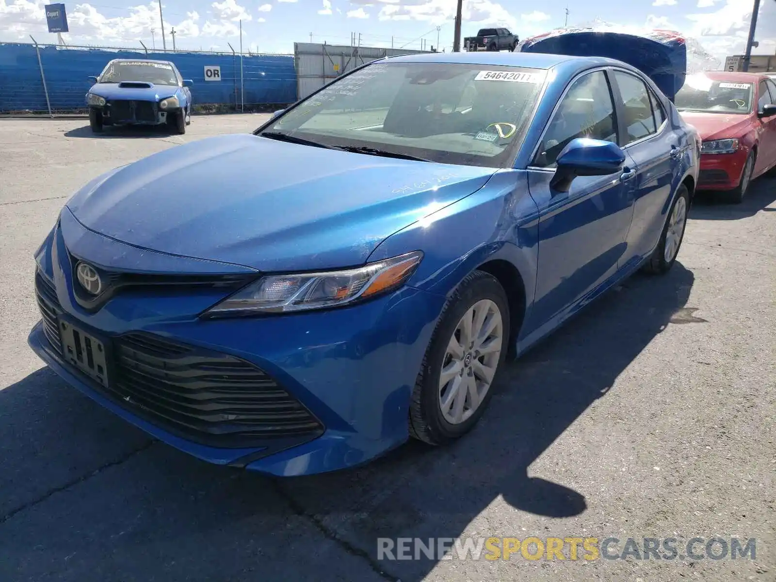 2 Photograph of a damaged car 4T1B11HK4KU207368 TOYOTA CAMRY 2019