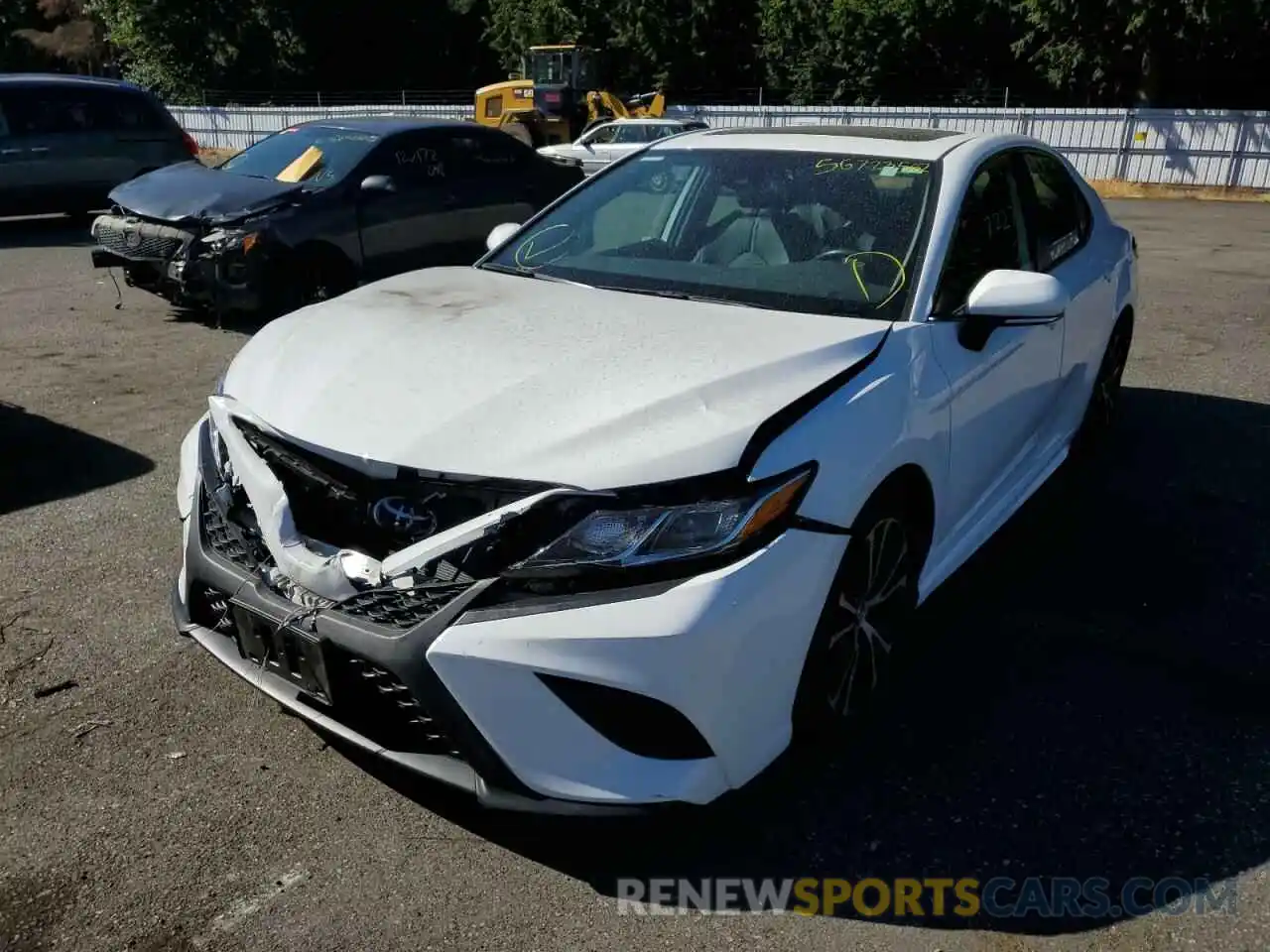 2 Photograph of a damaged car 4T1B11HK4KU209573 TOYOTA CAMRY 2019