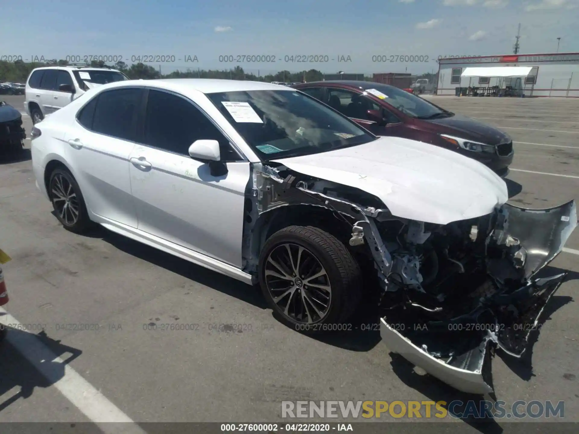 1 Photograph of a damaged car 4T1B11HK4KU213624 TOYOTA CAMRY 2019