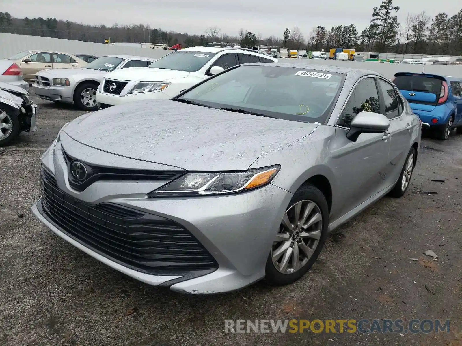 2 Photograph of a damaged car 4T1B11HK4KU213767 TOYOTA CAMRY 2019