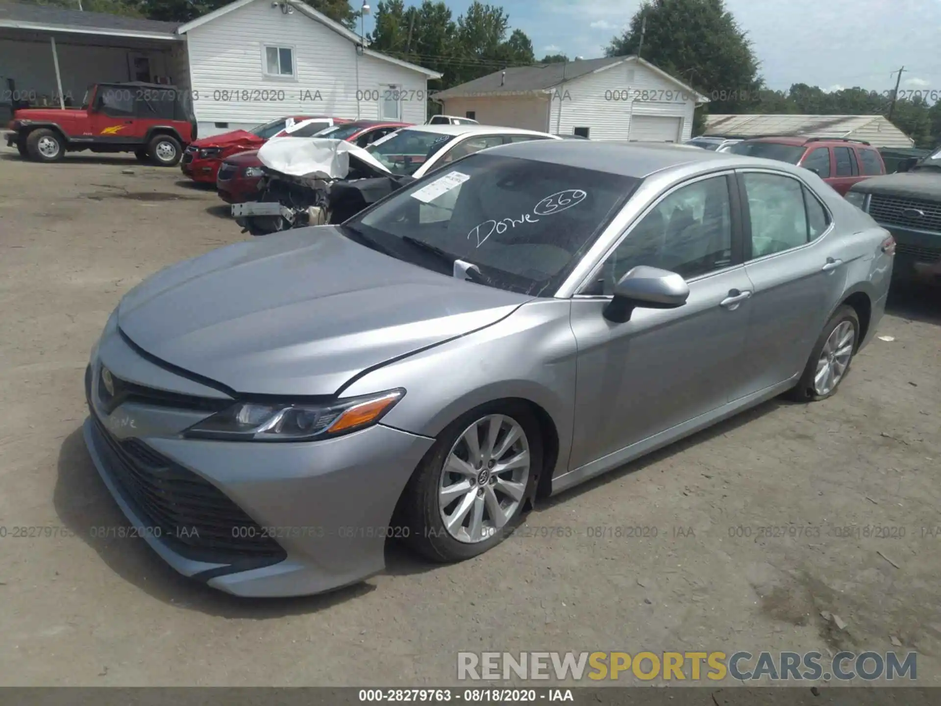 2 Photograph of a damaged car 4T1B11HK4KU215549 TOYOTA CAMRY 2019