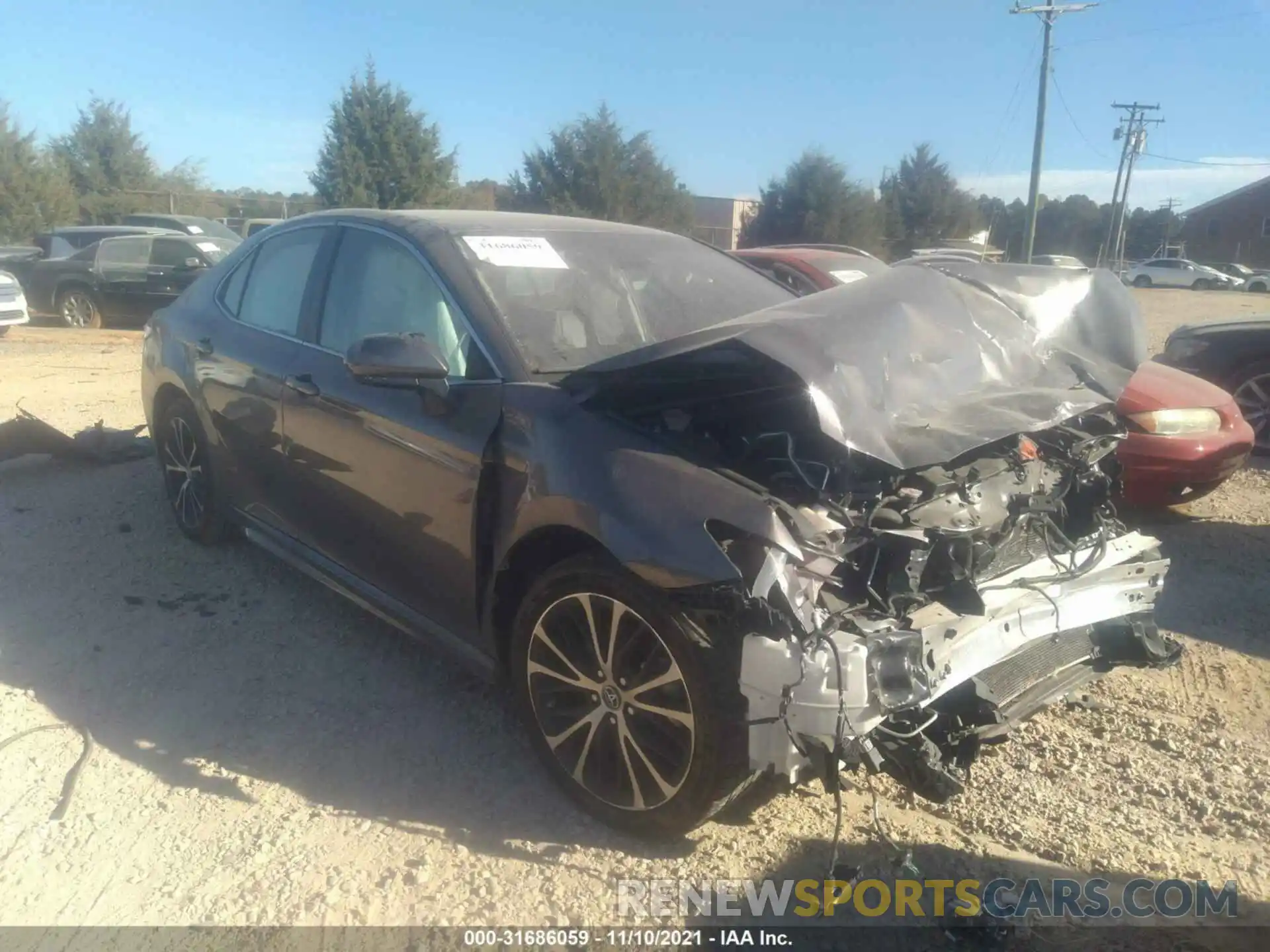 1 Photograph of a damaged car 4T1B11HK4KU215678 TOYOTA CAMRY 2019