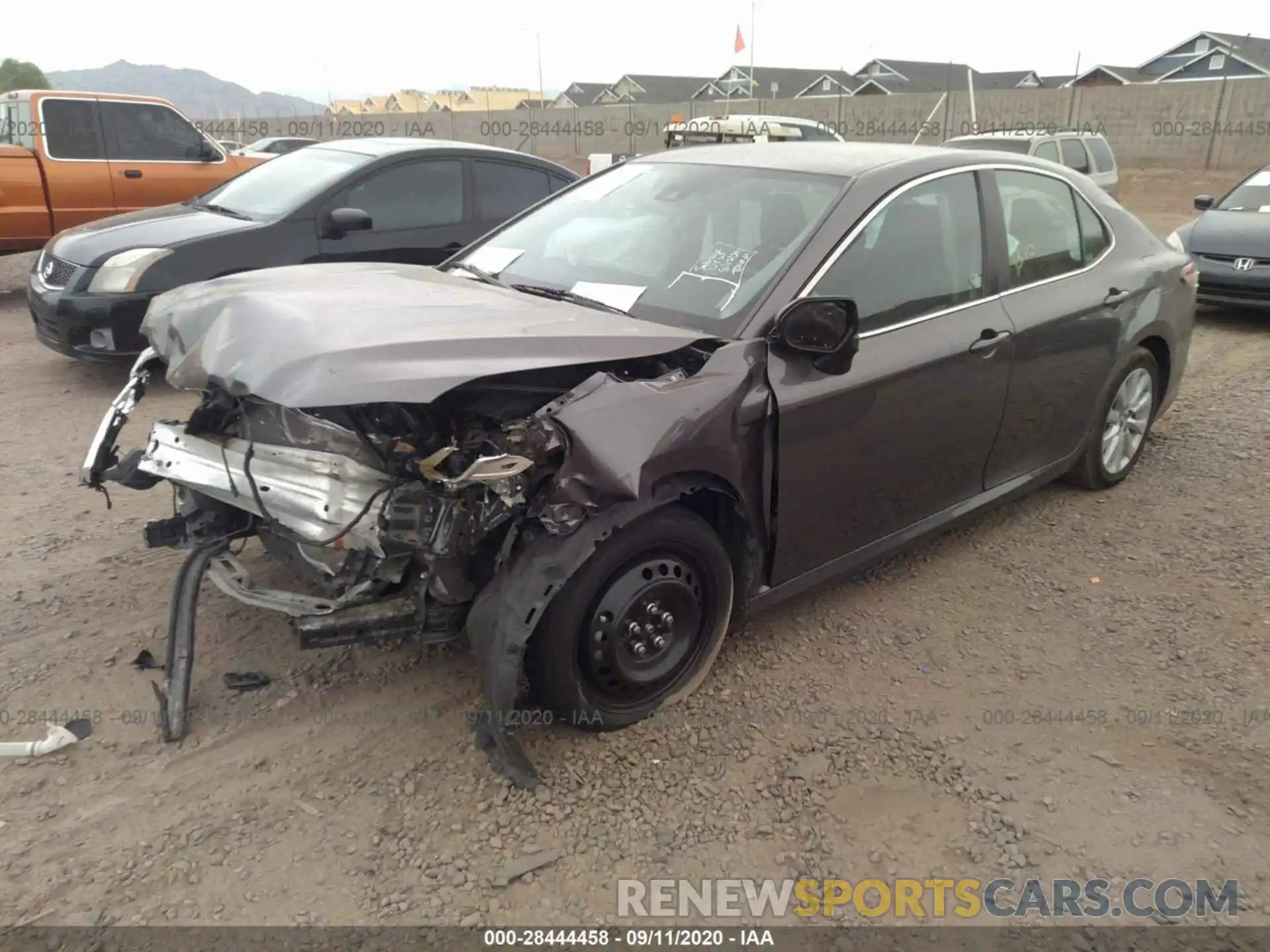 2 Photograph of a damaged car 4T1B11HK4KU216023 TOYOTA CAMRY 2019