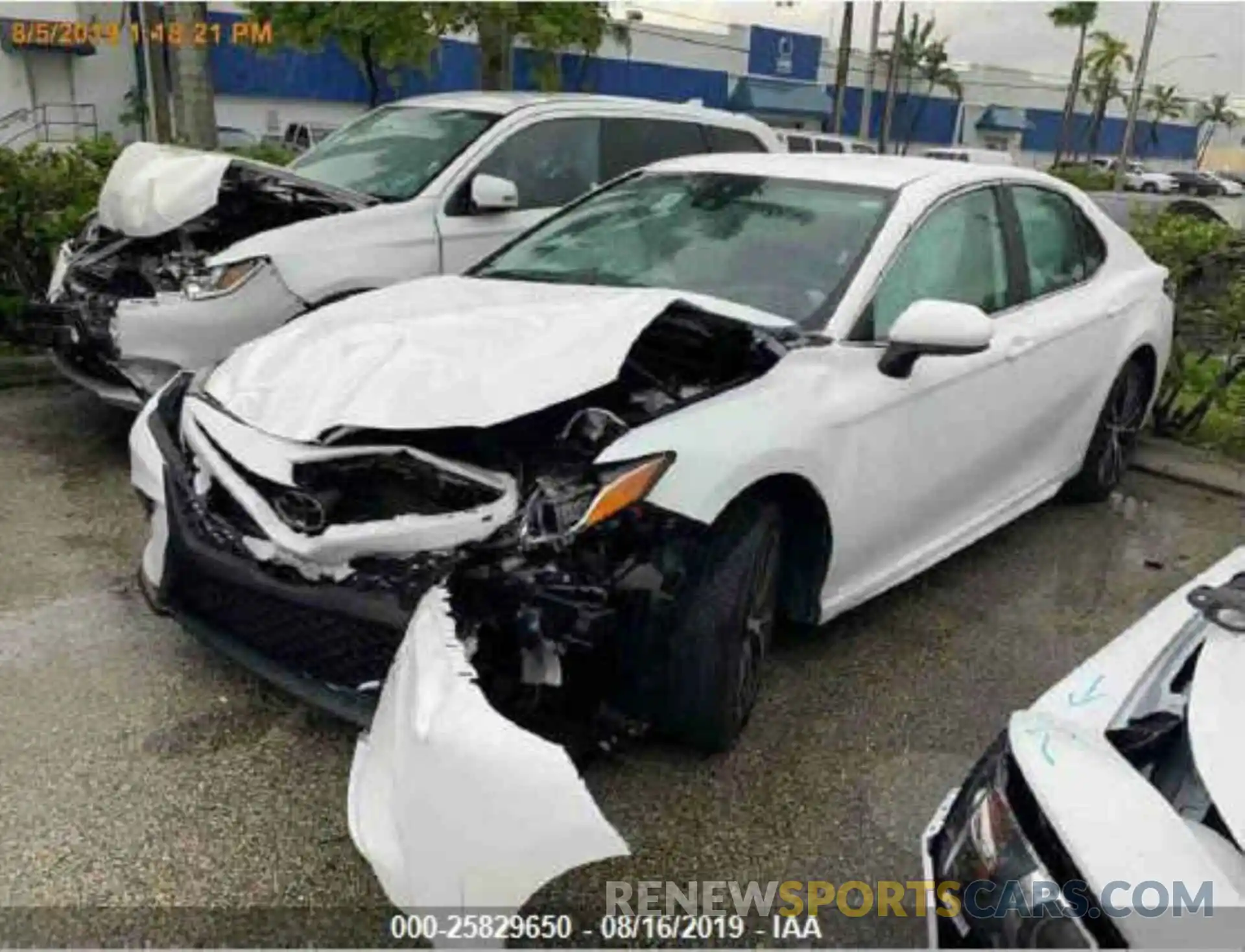 2 Photograph of a damaged car 4T1B11HK4KU216958 TOYOTA CAMRY 2019