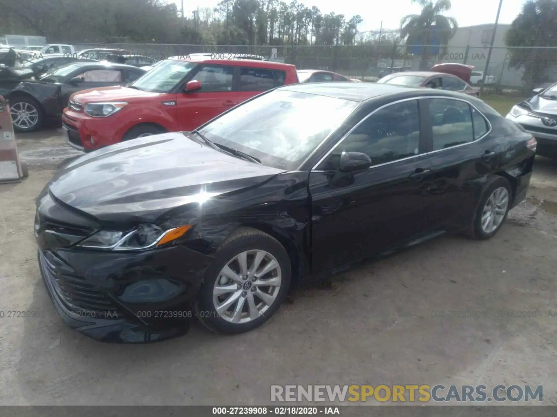 2 Photograph of a damaged car 4T1B11HK4KU217379 TOYOTA CAMRY 2019