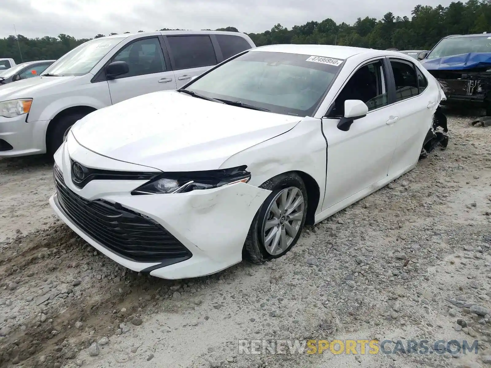 2 Photograph of a damaged car 4T1B11HK4KU218211 TOYOTA CAMRY 2019