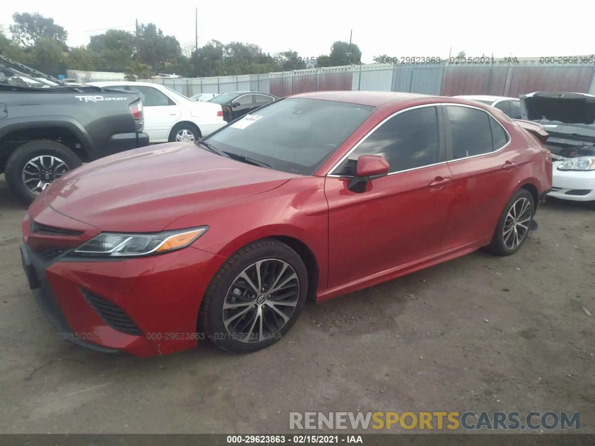 2 Photograph of a damaged car 4T1B11HK4KU218516 TOYOTA CAMRY 2019