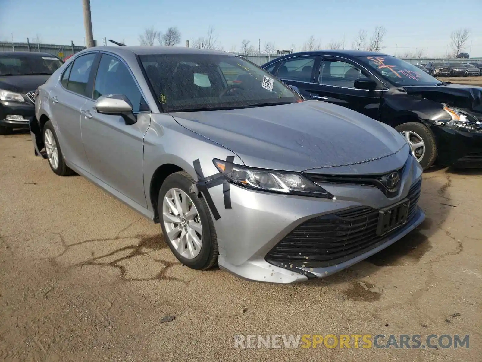 1 Photograph of a damaged car 4T1B11HK4KU221707 TOYOTA CAMRY 2019