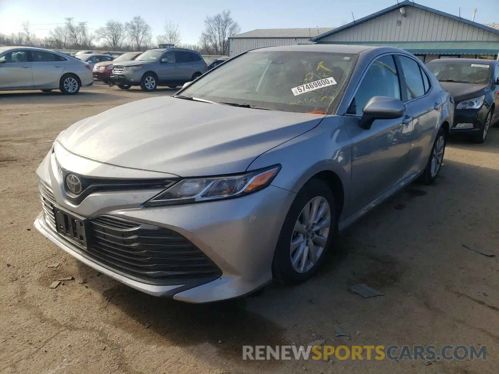 2 Photograph of a damaged car 4T1B11HK4KU221707 TOYOTA CAMRY 2019